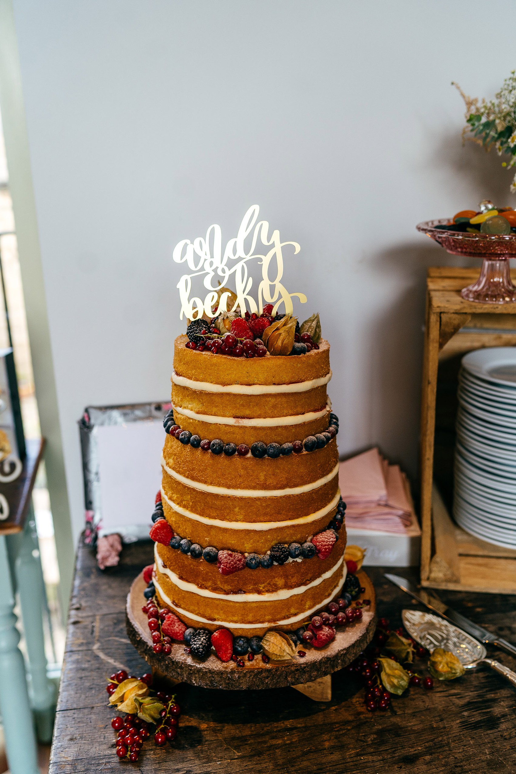 Needle Thread dress Yorkshire Barn wedding  - A Needle & Thread Dress for a Fun and Family Friendly DIY Yorkshire Barn + Yurt Wedding