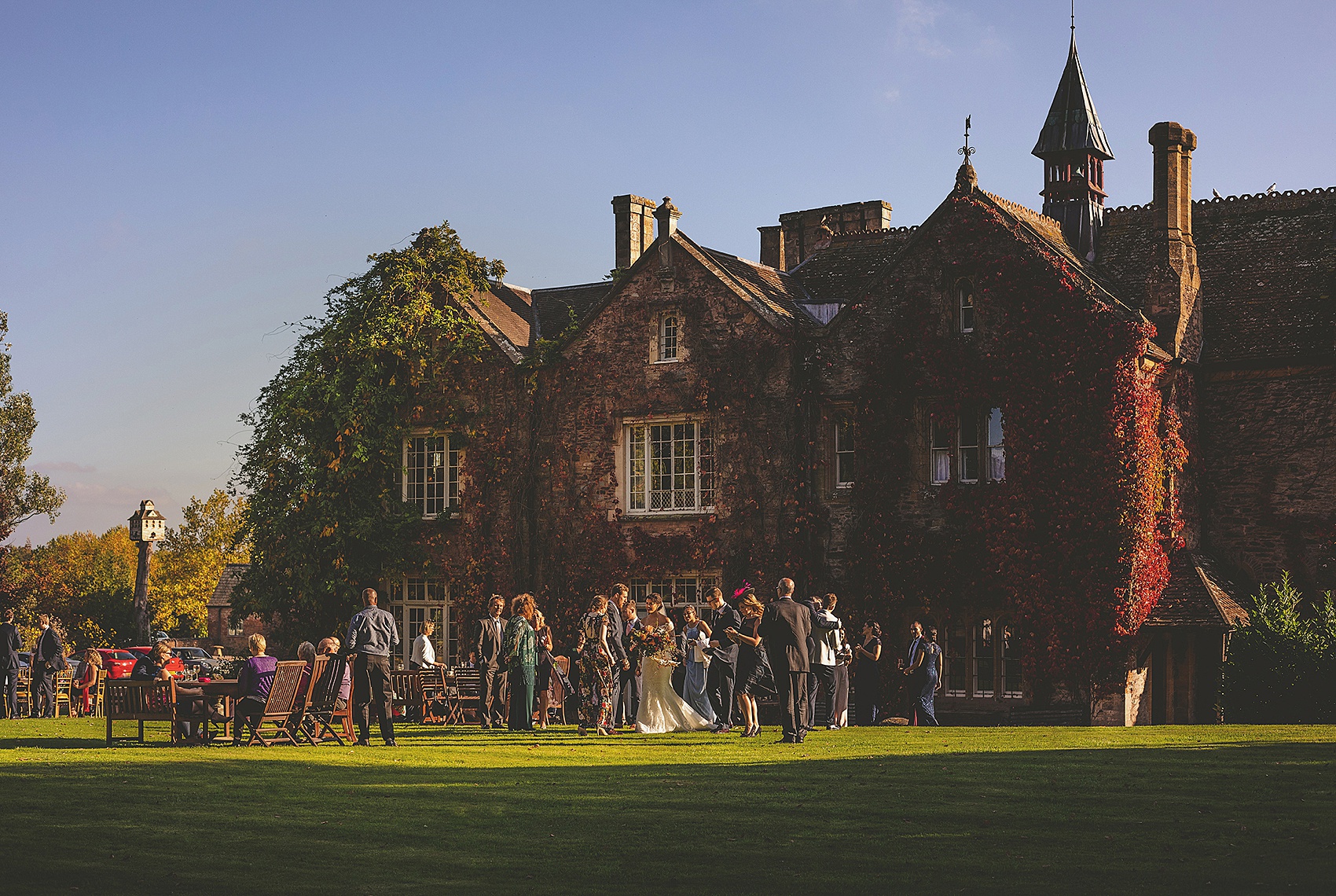 Pronovias bride Somerset country house wedding 21