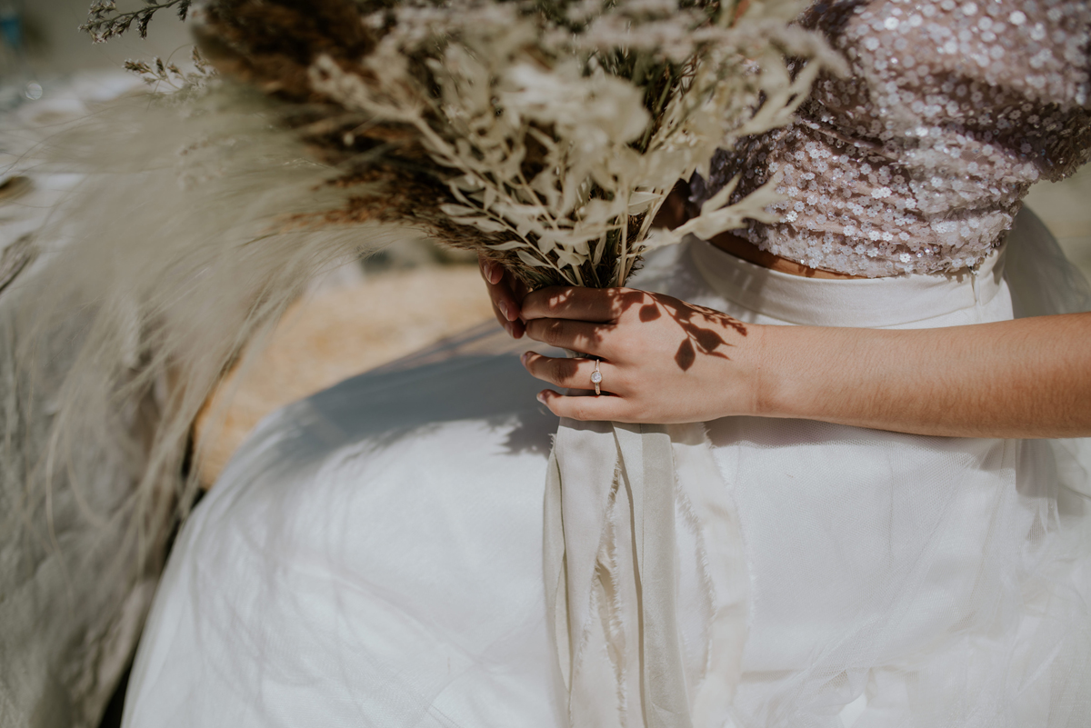 Romantic elegant beach bride 20