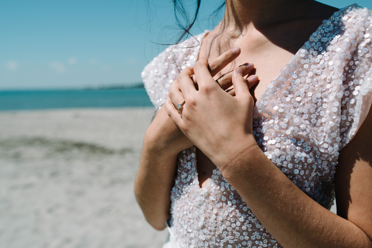 Romantic elegant beach bride 29