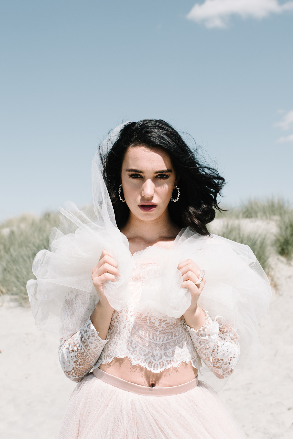 Romantic elegant beach bride 47
