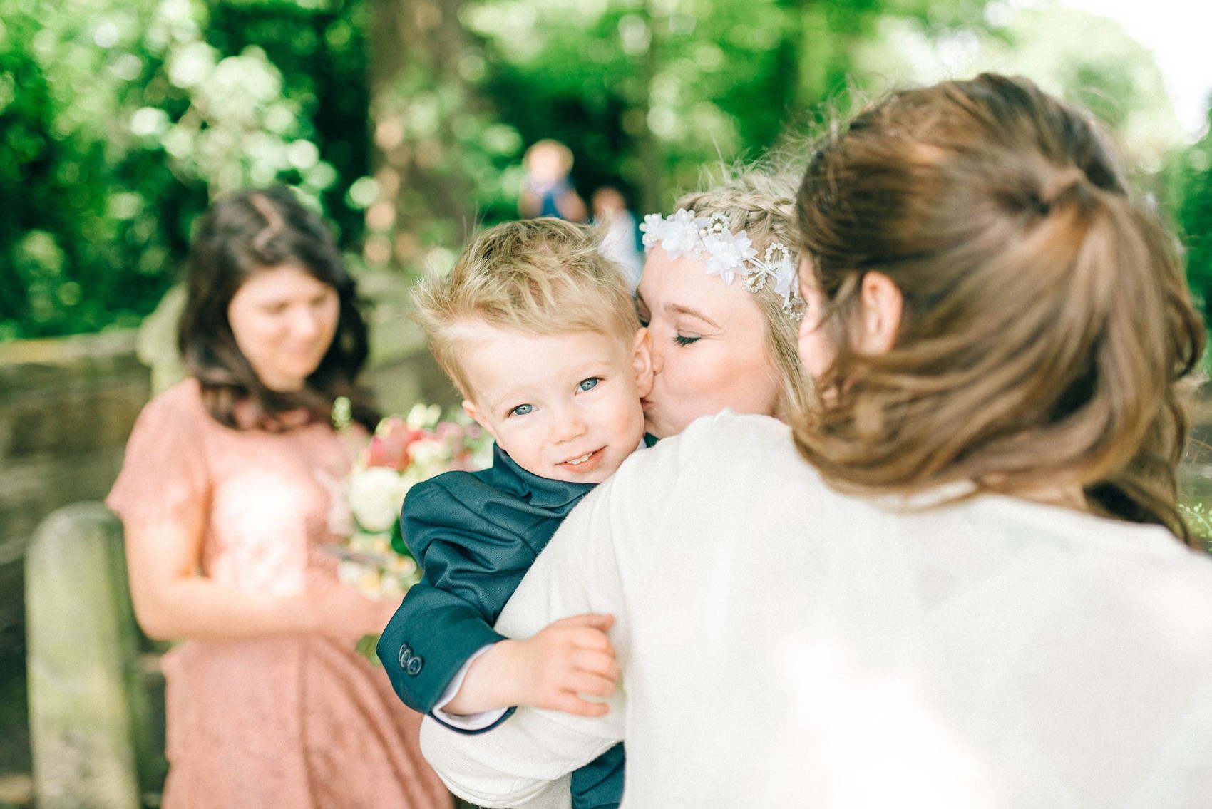 Sunny village Hall wedding North Yorkshire  - A 70's Inspired Bohemian Dress for a Sunny, Spring Village Hall Wedding in North Yorkshire