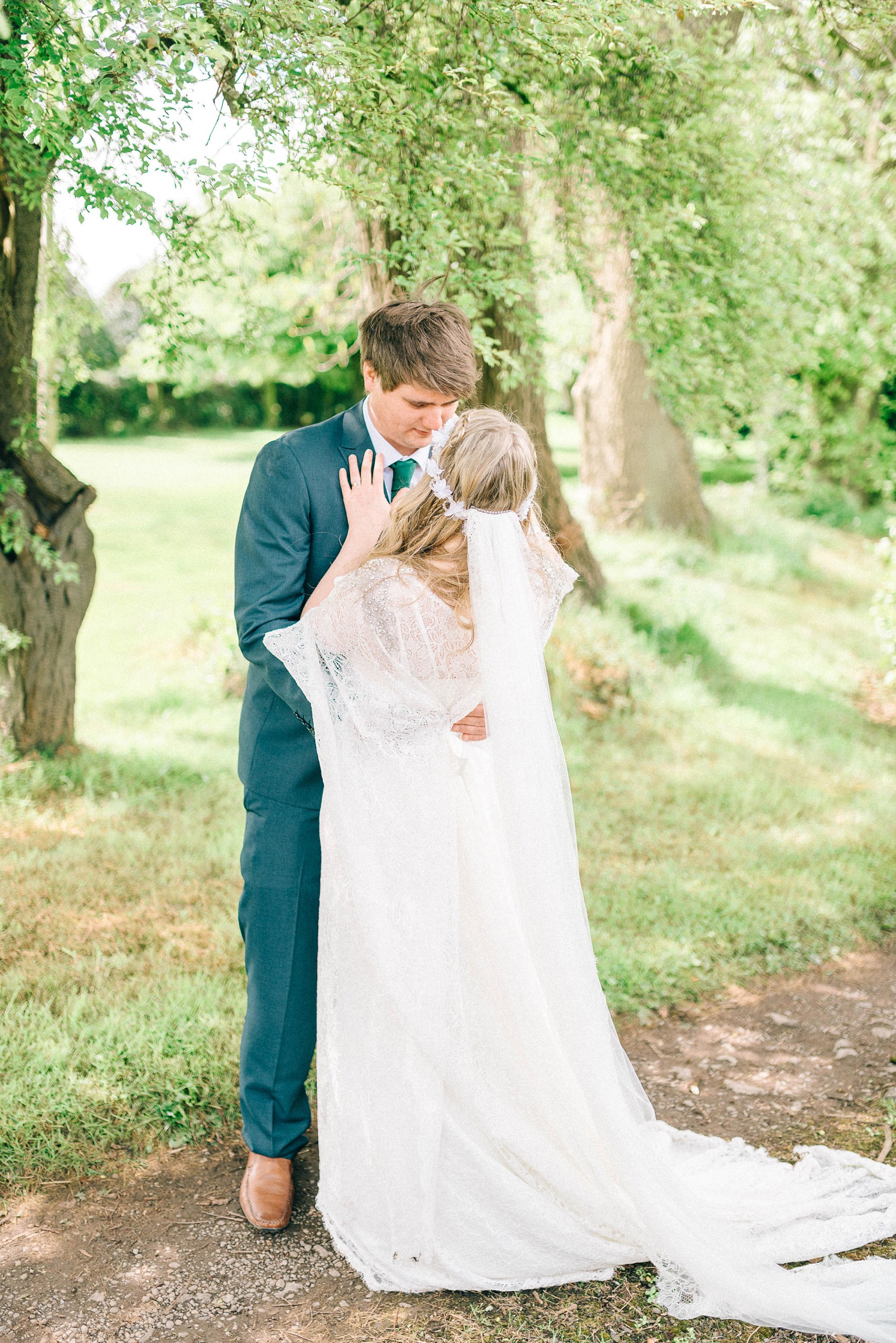 Sunny village Hall wedding North Yorkshire  - A 70's Inspired Bohemian Dress for a Sunny, Spring Village Hall Wedding in North Yorkshire