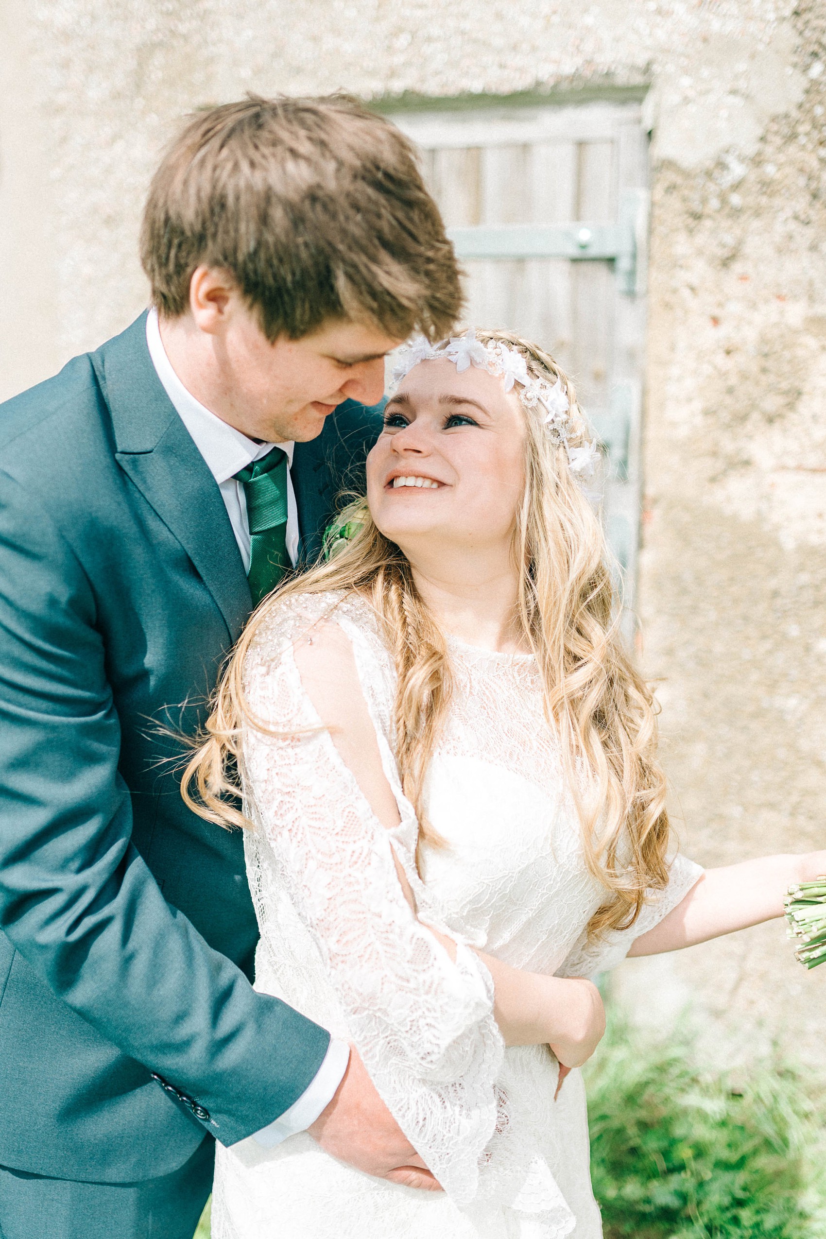 Sunny village Hall wedding North Yorkshire  - A 70's Inspired Bohemian Dress for a Sunny, Spring Village Hall Wedding in North Yorkshire