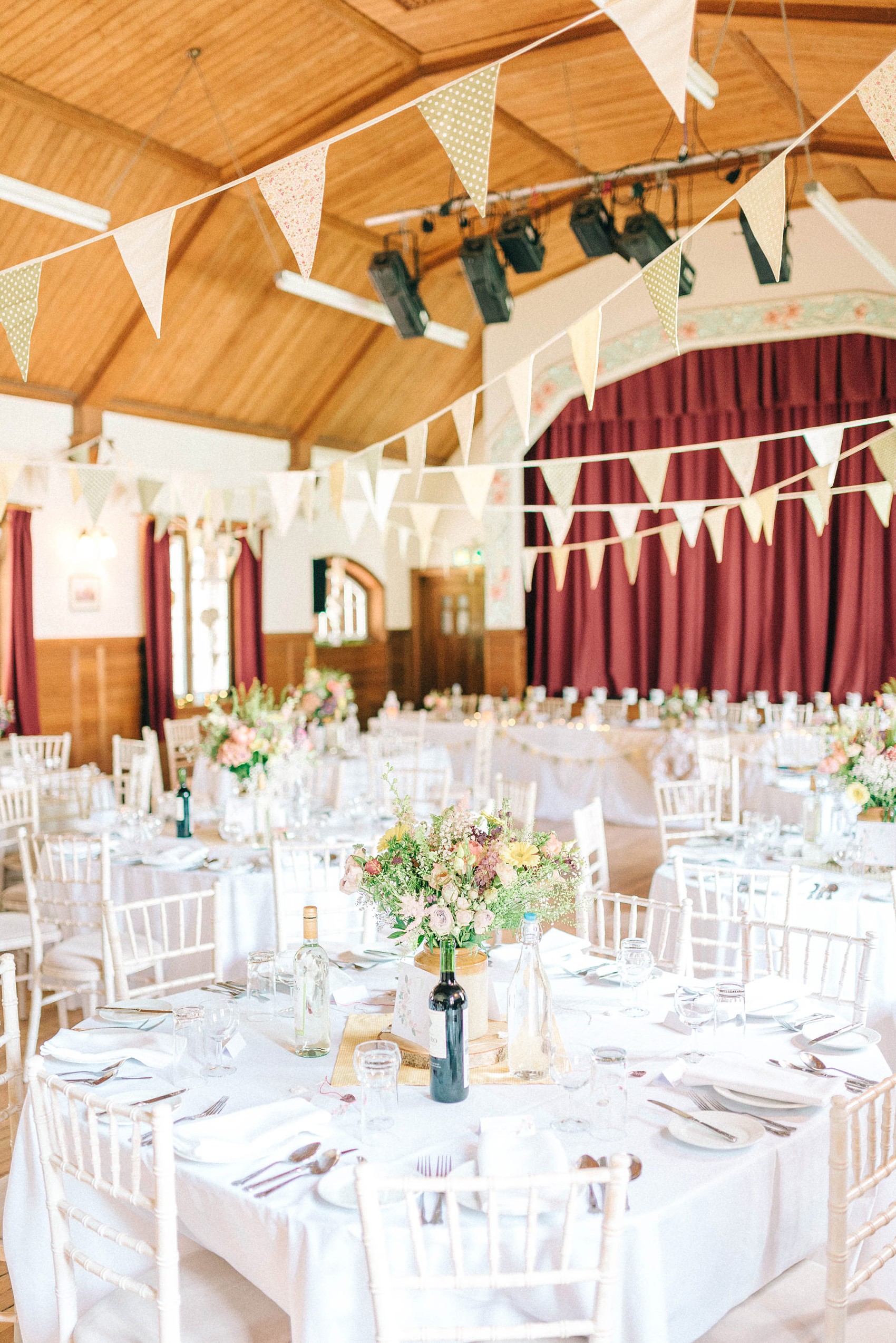 Sunny village Hall wedding North Yorkshire  - A 70's Inspired Bohemian Dress for a Sunny, Spring Village Hall Wedding in North Yorkshire