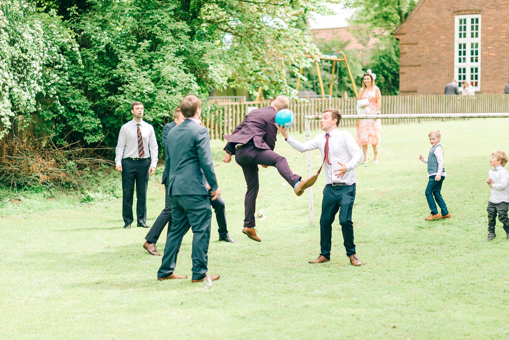 Sunny village Hall wedding North Yorkshire 46