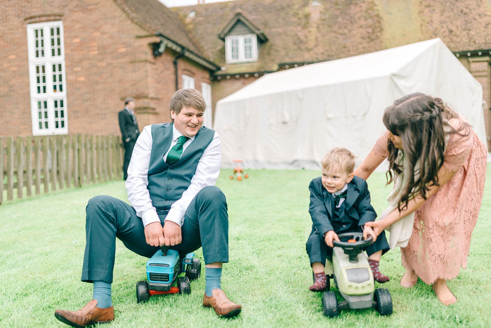 Sunny village Hall wedding North Yorkshire  - A 70's Inspired Bohemian Dress for a Sunny, Spring Village Hall Wedding in North Yorkshire