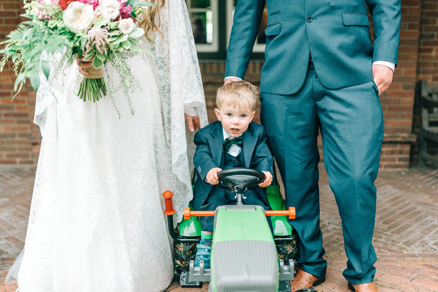 Sunny village Hall wedding North Yorkshire  - A 70's Inspired Bohemian Dress for a Sunny, Spring Village Hall Wedding in North Yorkshire