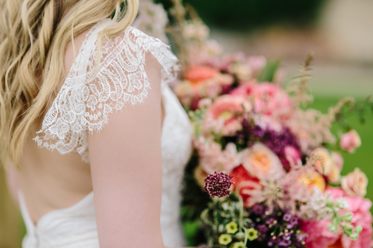 Syrencot wedding venue Wiltshire wild romantic bridal style 134