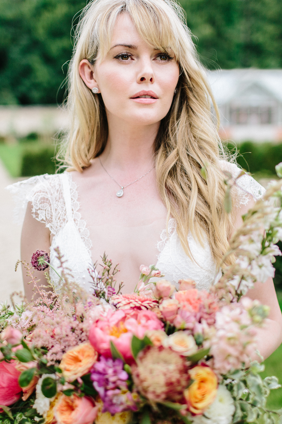 Syrencot wedding venue Wiltshire wild romantic bridal style 159