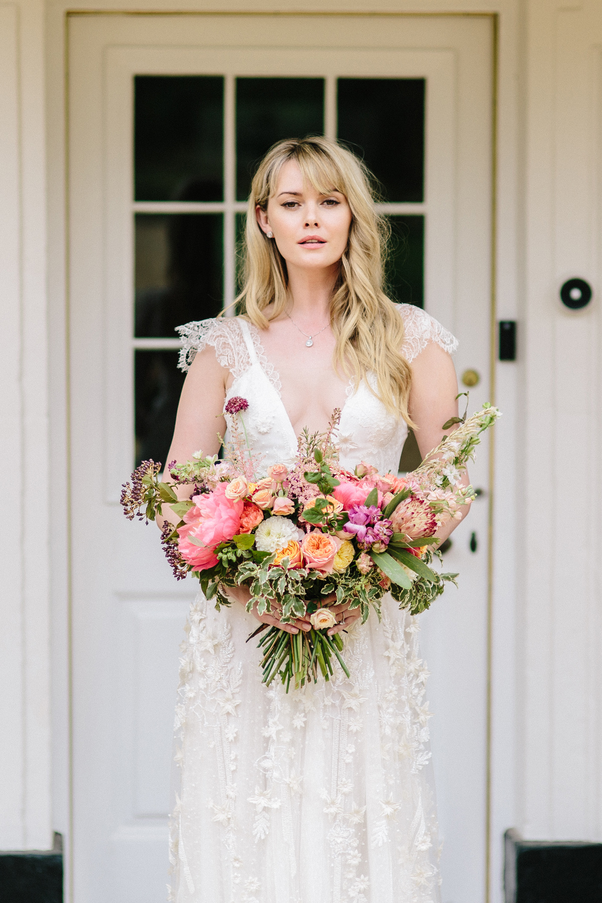 Syrencot wedding venue Wiltshire wild romantic bridal style 79