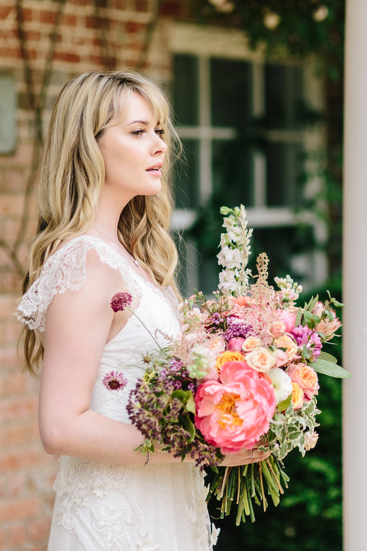 Syrencot wedding venue Wiltshire wild romantic bridal style 82