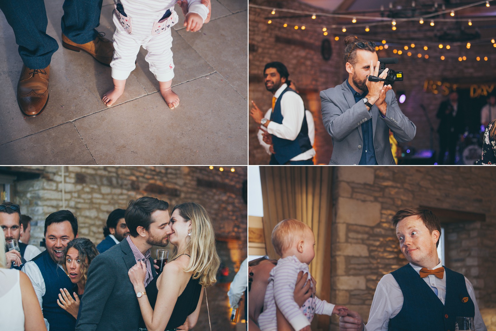 Wedding guests on the dancefloor