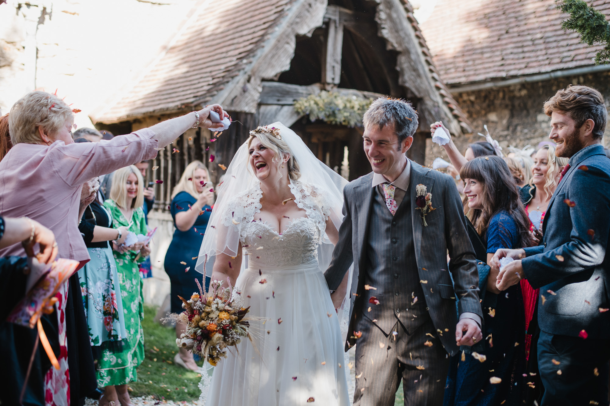 An Artisan Wedding With Dried Flowers, Handcrafted Decor + a Charlotte Balbier Bride 1 fison earth trust oxfordshire wedding 80
