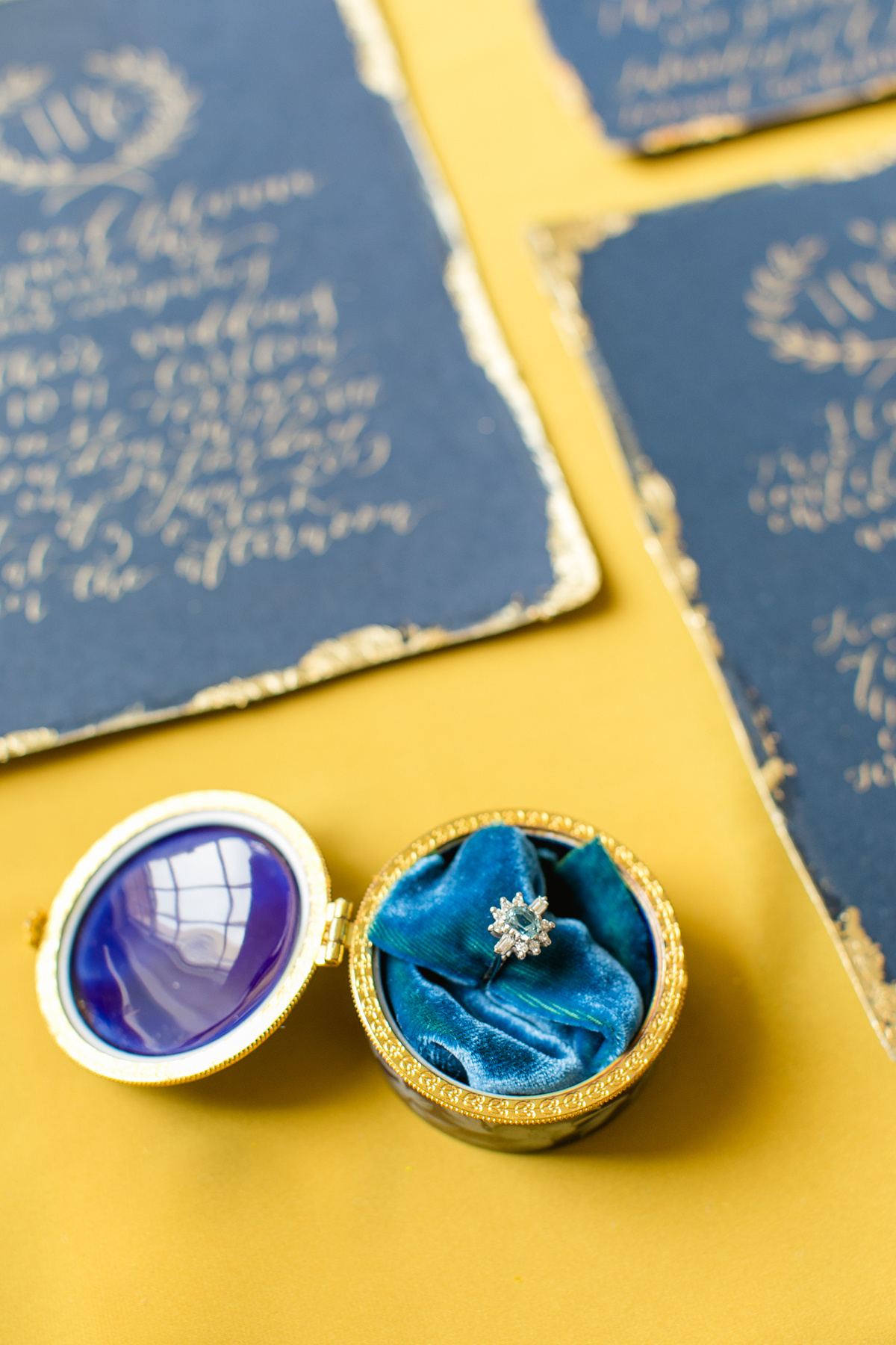 1 Opulent yellow wedding ideas Van Gogh inspired