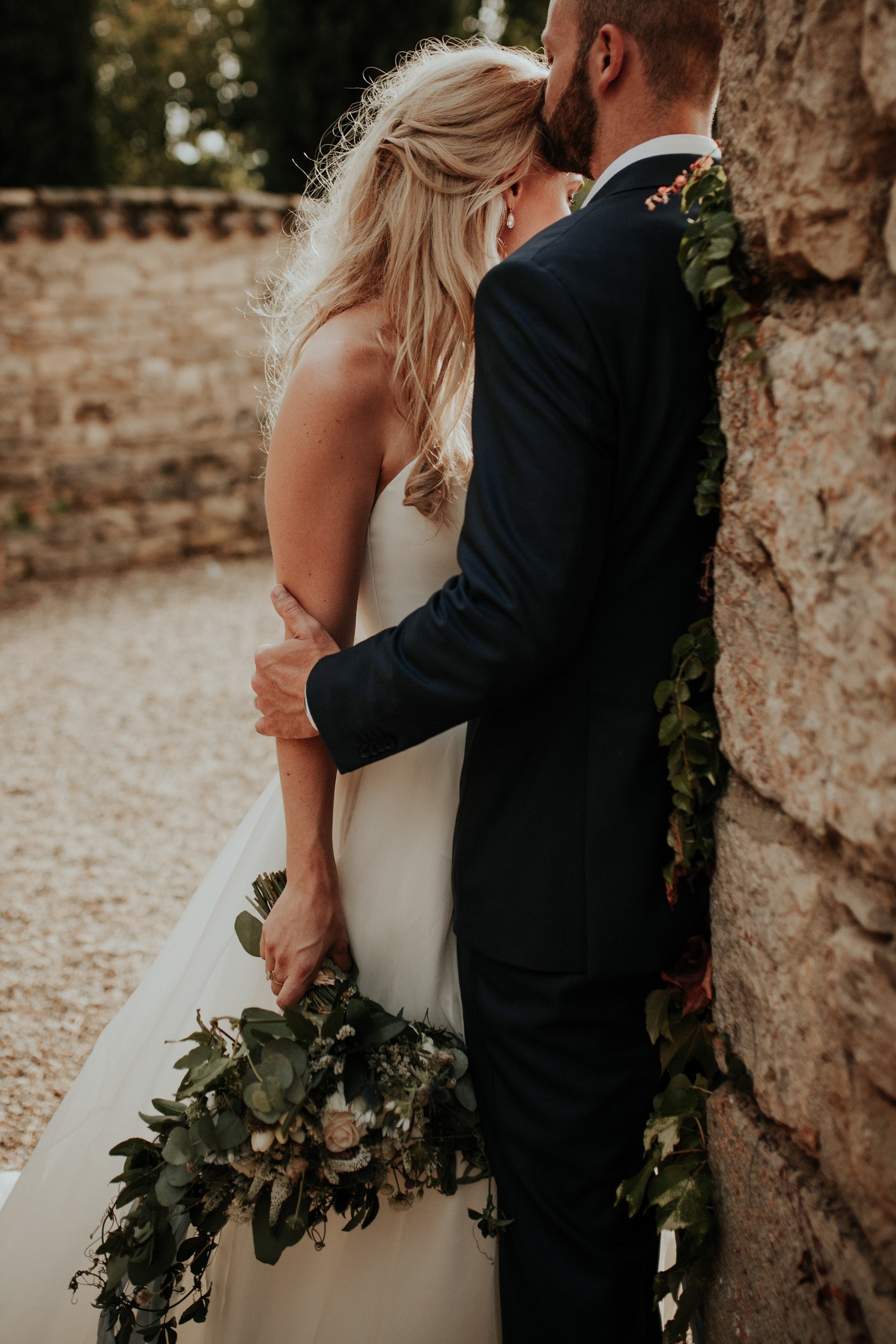  Caroline Castigliano bride French chateau wedding - A Caroline Castigliano Dress for a Timelessly Elegant + Romantic French Château Wedding