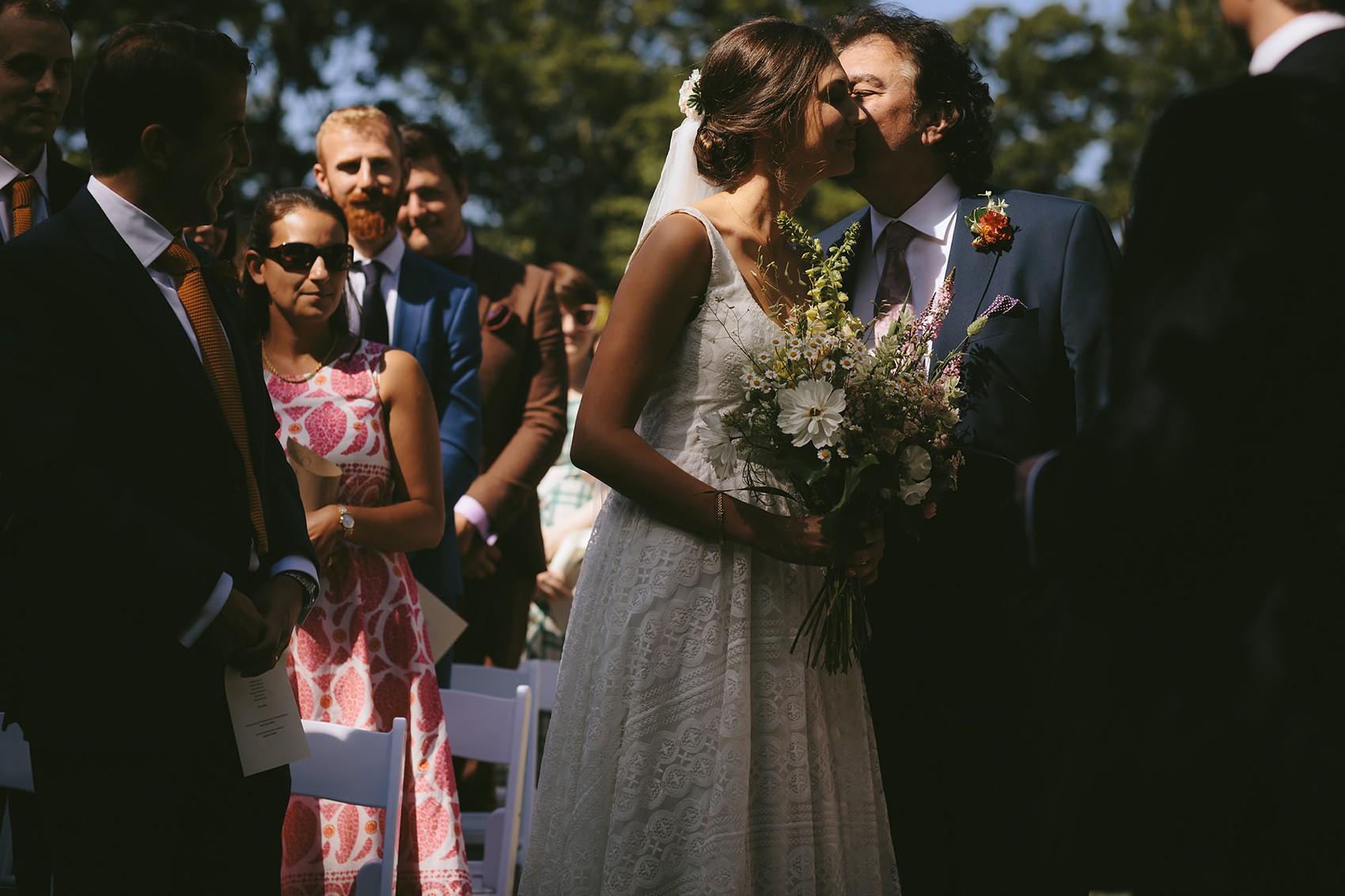  Truvelle bride Bude Hall wedding Durham - A Truvelle Dress + Handmade Veil for an Anglo-American, Festival Inspired Wedding in Northumberland