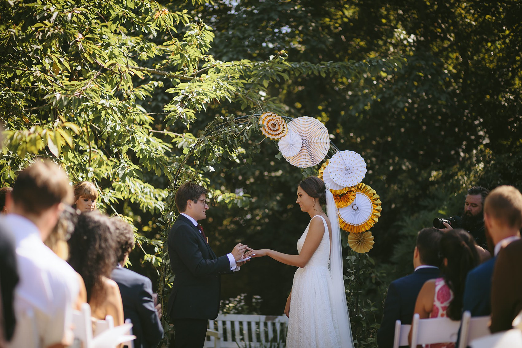 14 Truvelle bride Bude Hall wedding Durham - A Truvelle Dress + Handmade Veil for an Anglo-American, Festival Inspired Wedding in Northumberland 14 Truvelle bride Bude Hall wedding Durham