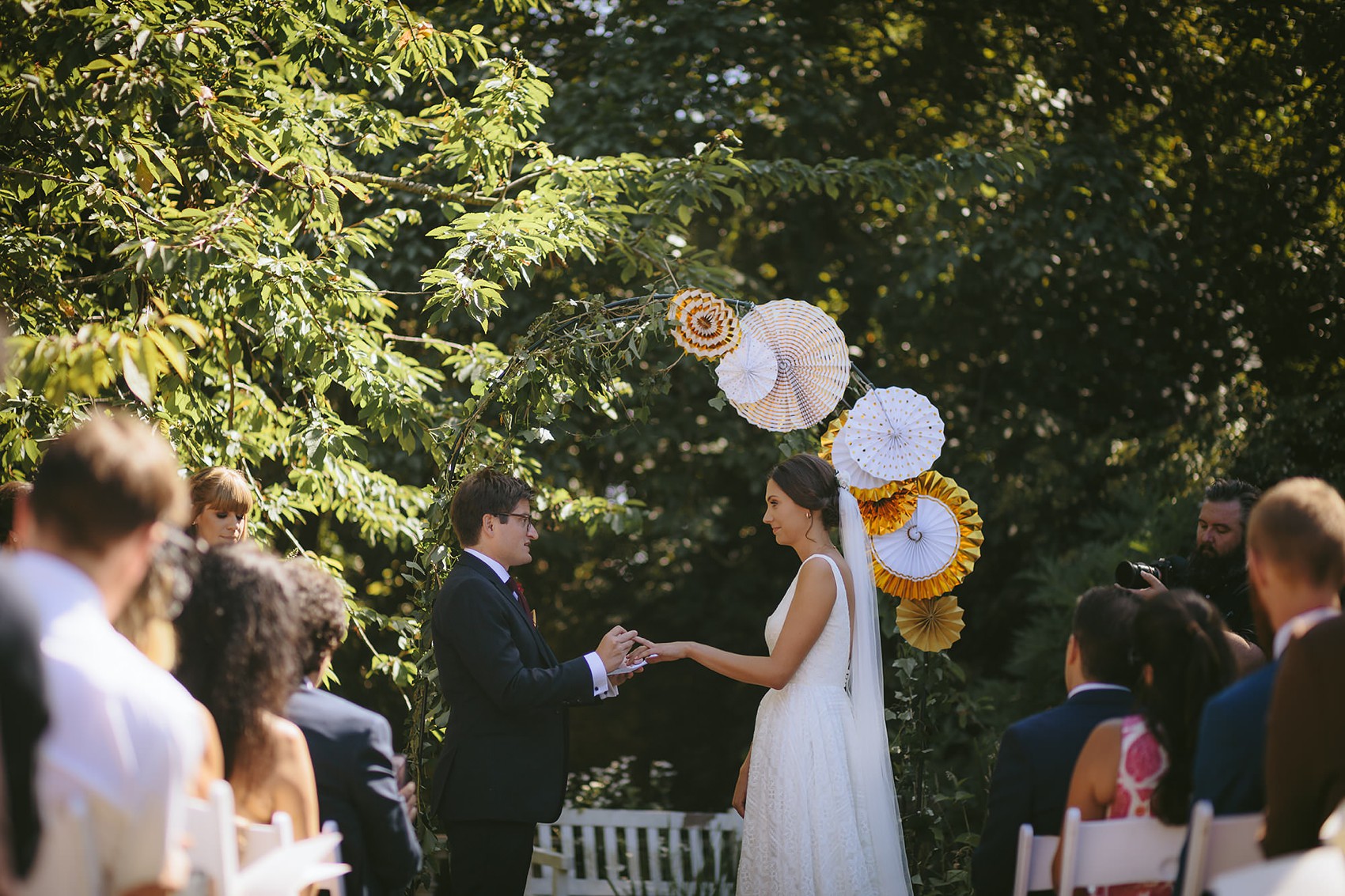  Truvelle bride Bude Hall wedding Durham - A Truvelle Dress + Handmade Veil for an Anglo-American, Festival Inspired Wedding in Northumberland