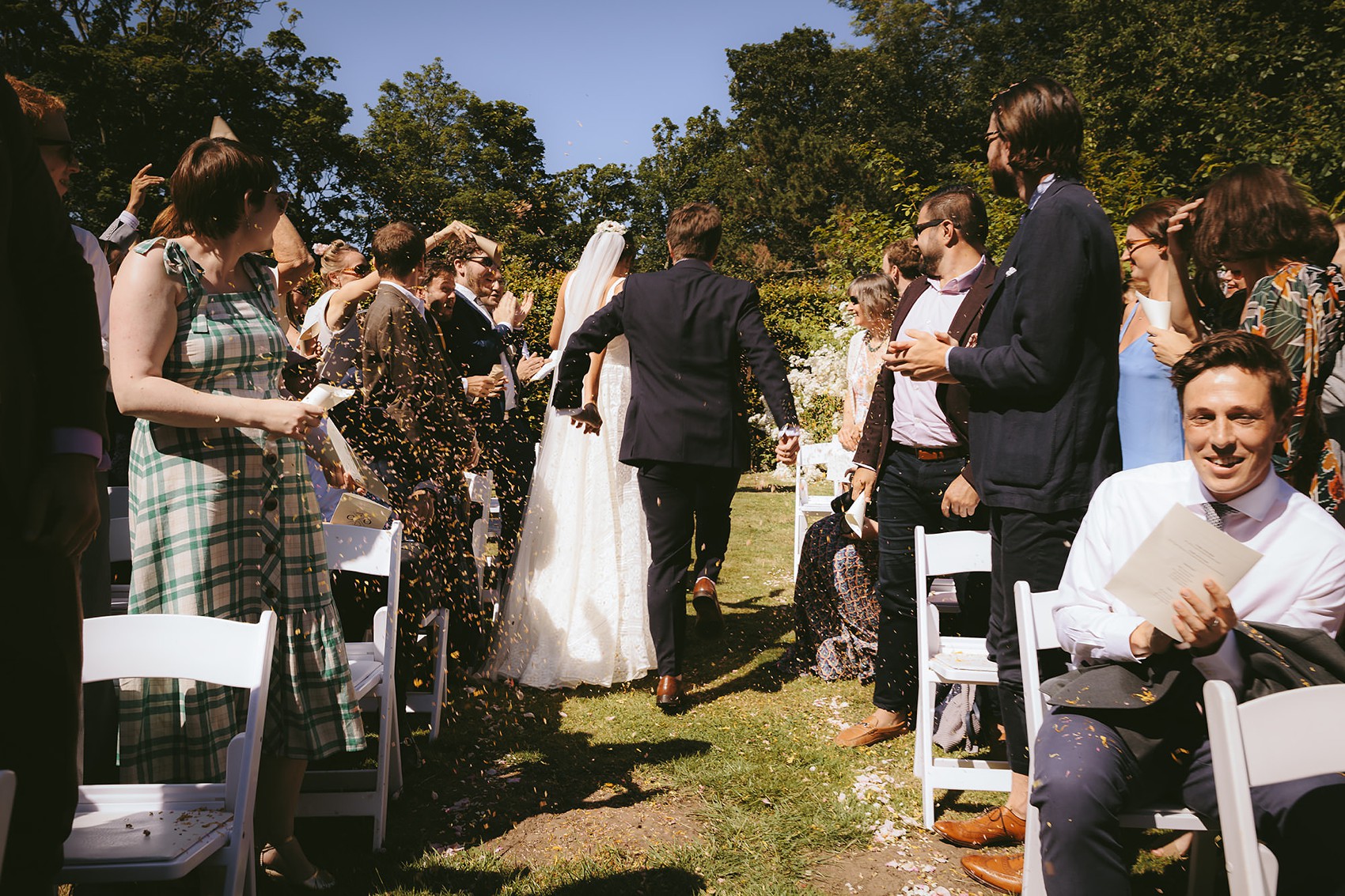  Truvelle bride Bude Hall wedding Durham - A Truvelle Dress + Handmade Veil for an Anglo-American, Festival Inspired Wedding in Northumberland