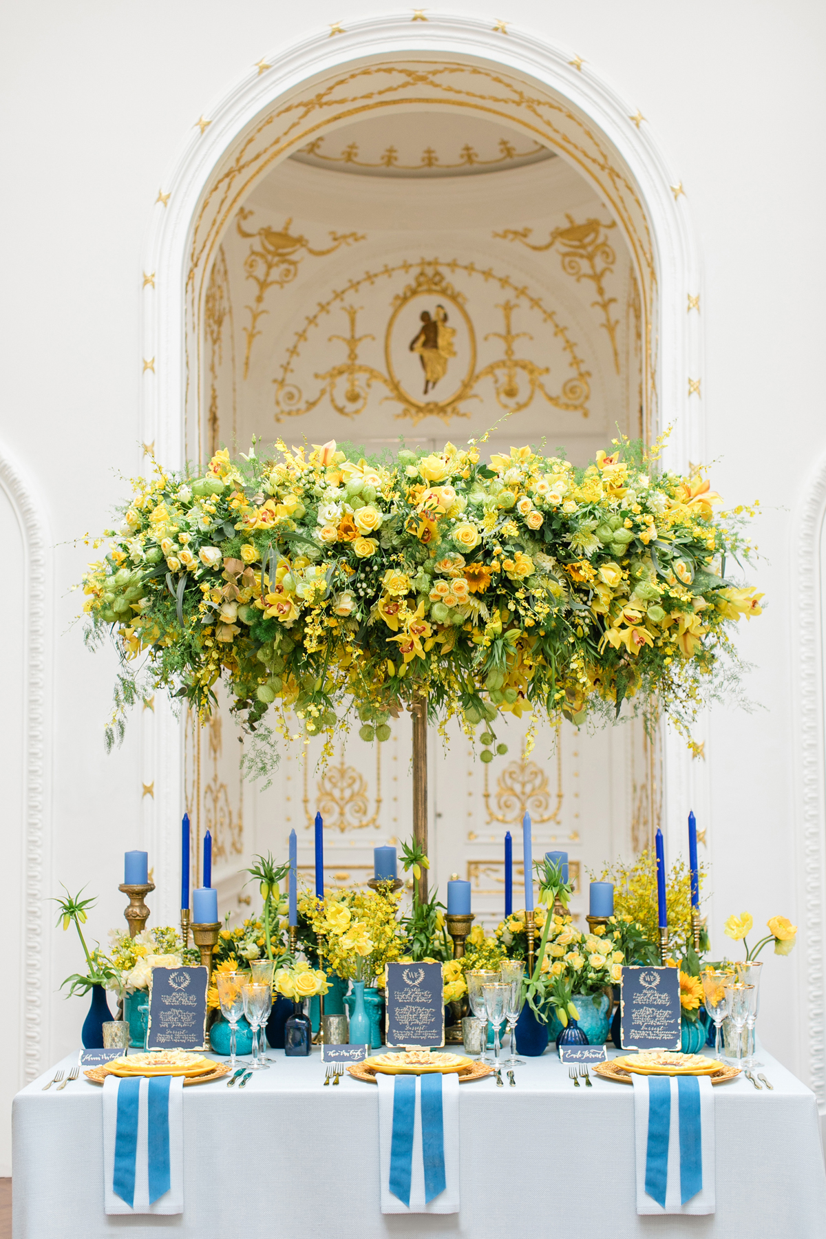  Opulent yellow wedding ideas Van Gogh inspired  - Opulent Yellow Wedding Editorial, Inspired by Vincent Van Gogh's Lucid Dreams, with Joanne Fleming and Elizabeth's Cake Emporium