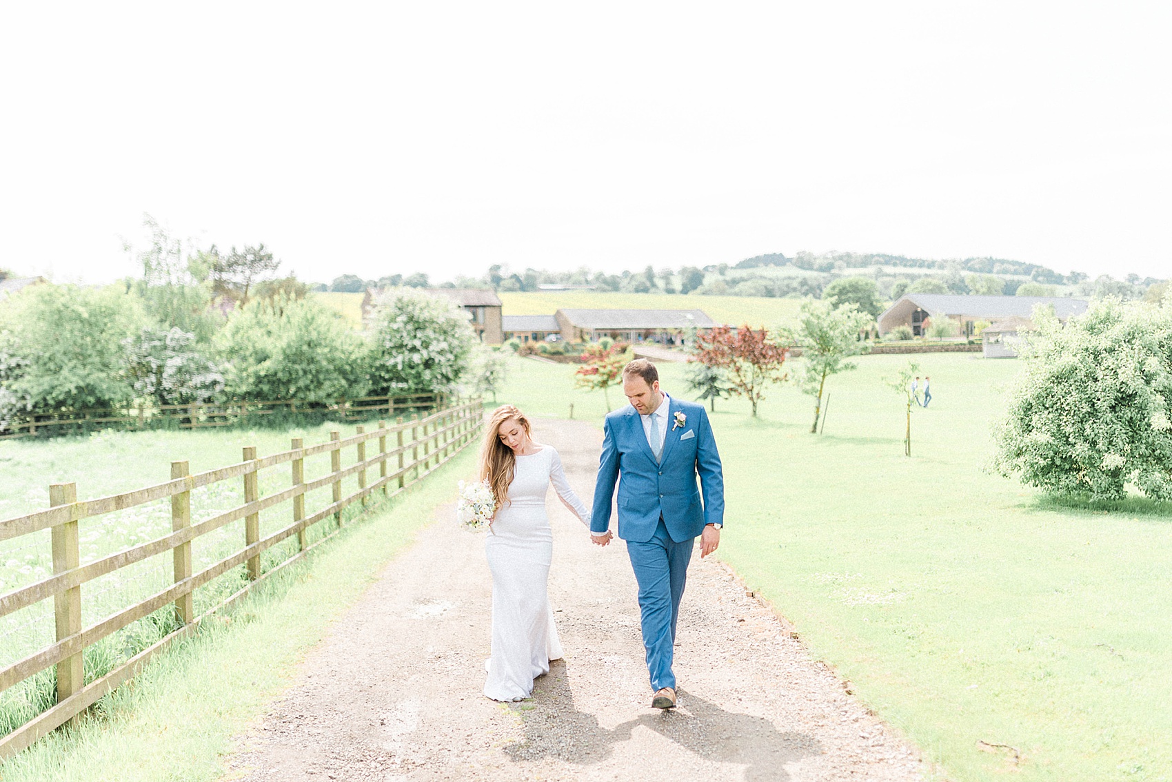  Pronovias modern dress Yorkshire wedding - A Pronovias Dress Embroidered with Forget-me-nots for an Italian Inspired, Flower-Filled Spring Wedding in Yorkshire