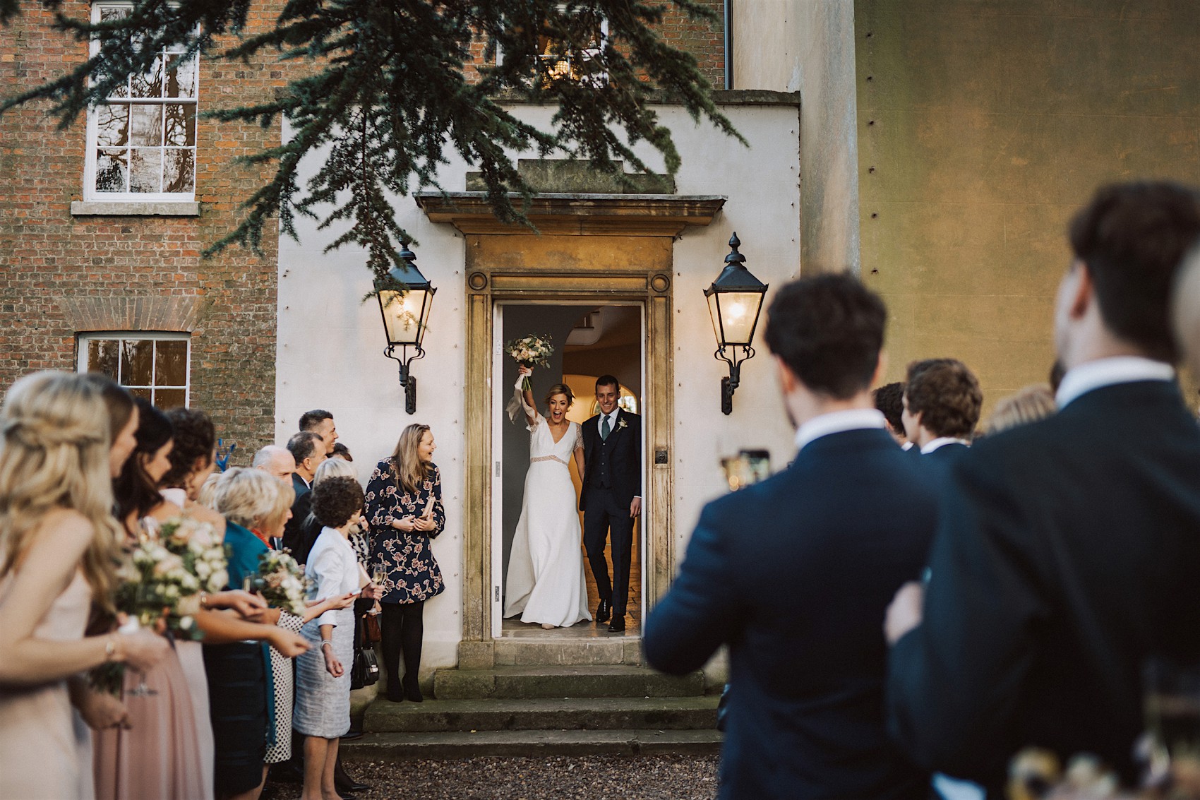  Mademoiselle de Guise dress candlelit festive wedding - A Mademoiselle de Guise Dress + Contemporary, Candlelit Festive Winter Wedding