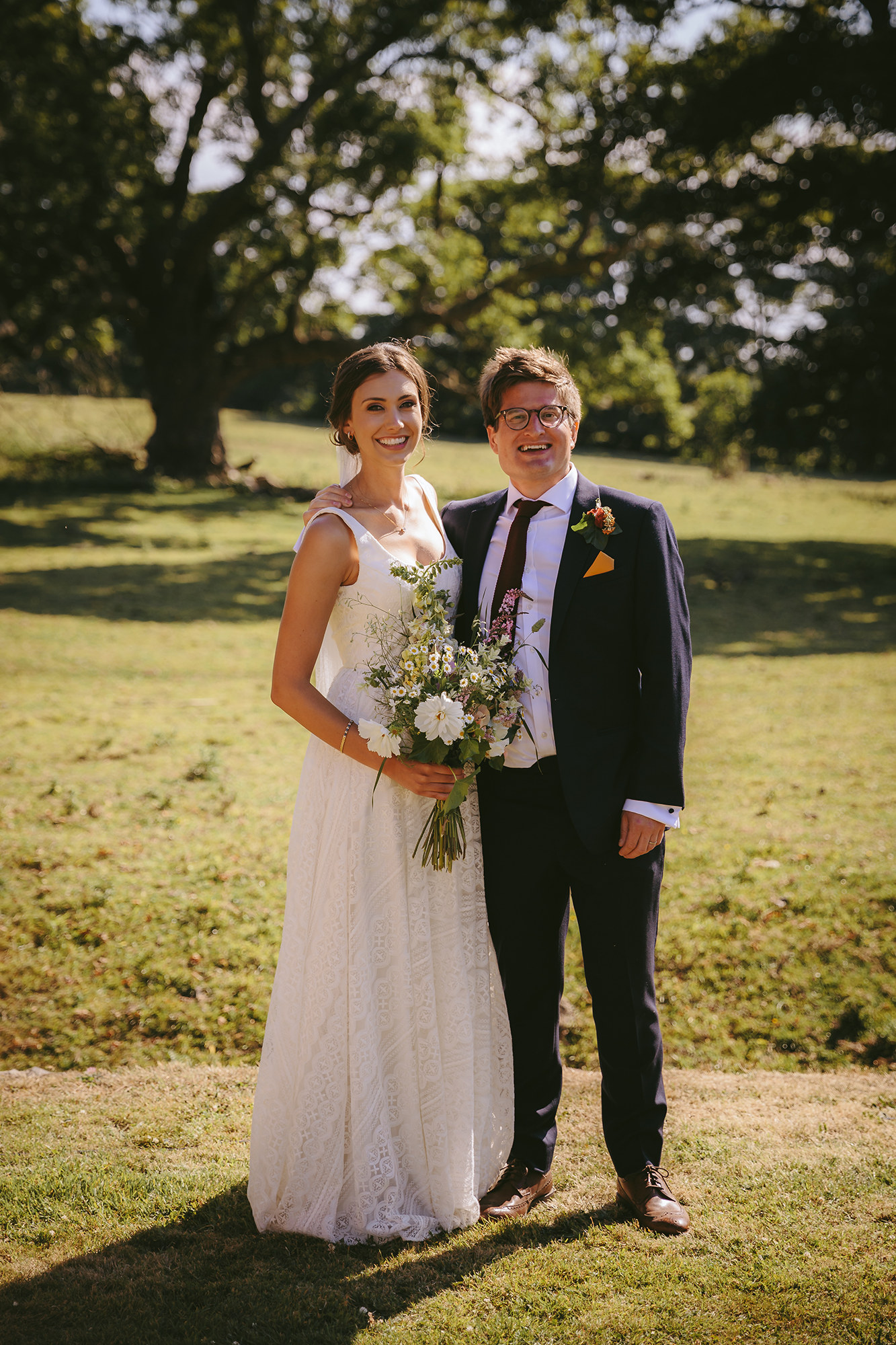  Truvelle bride Bude Hall wedding Durham - A Truvelle Dress + Handmade Veil for an Anglo-American, Festival Inspired Wedding in Northumberland