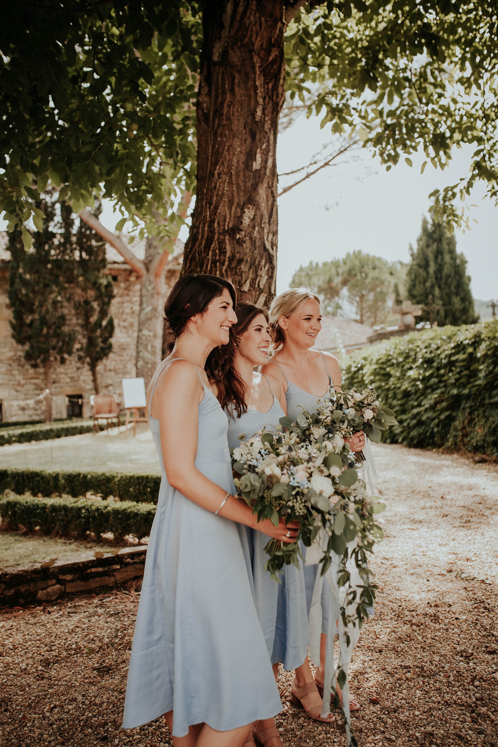  Caroline Castigliano bride French chateau wedding - A Caroline Castigliano Dress for a Timelessly Elegant + Romantic French Château Wedding