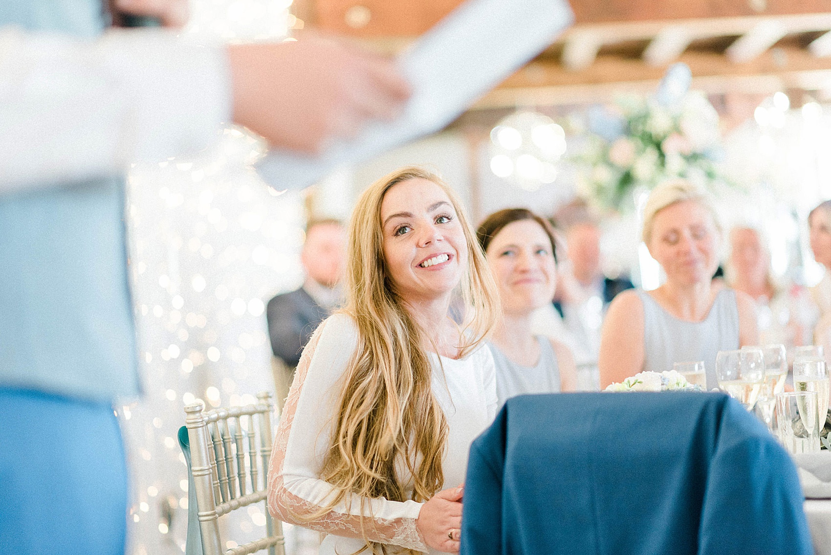  Pronovias modern dress Yorkshire wedding - A Pronovias Dress Embroidered with Forget-me-nots for an Italian Inspired, Flower-Filled Spring Wedding in Yorkshire