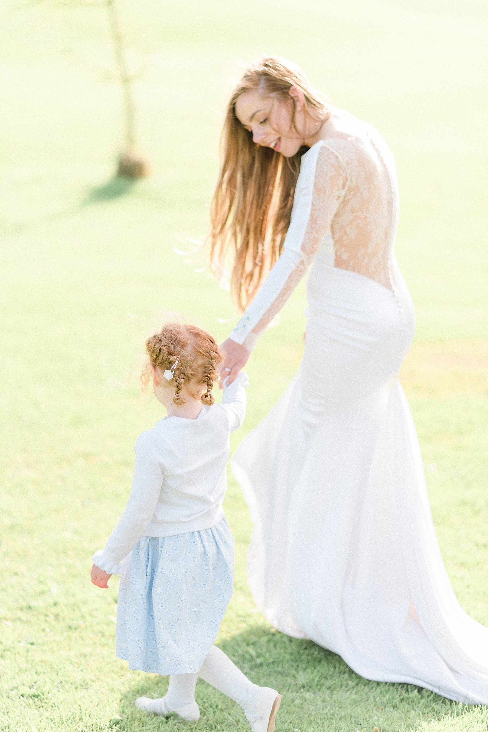  Pronovias modern dress Yorkshire wedding - A Pronovias Dress Embroidered with Forget-me-nots for an Italian Inspired, Flower-Filled Spring Wedding in Yorkshire