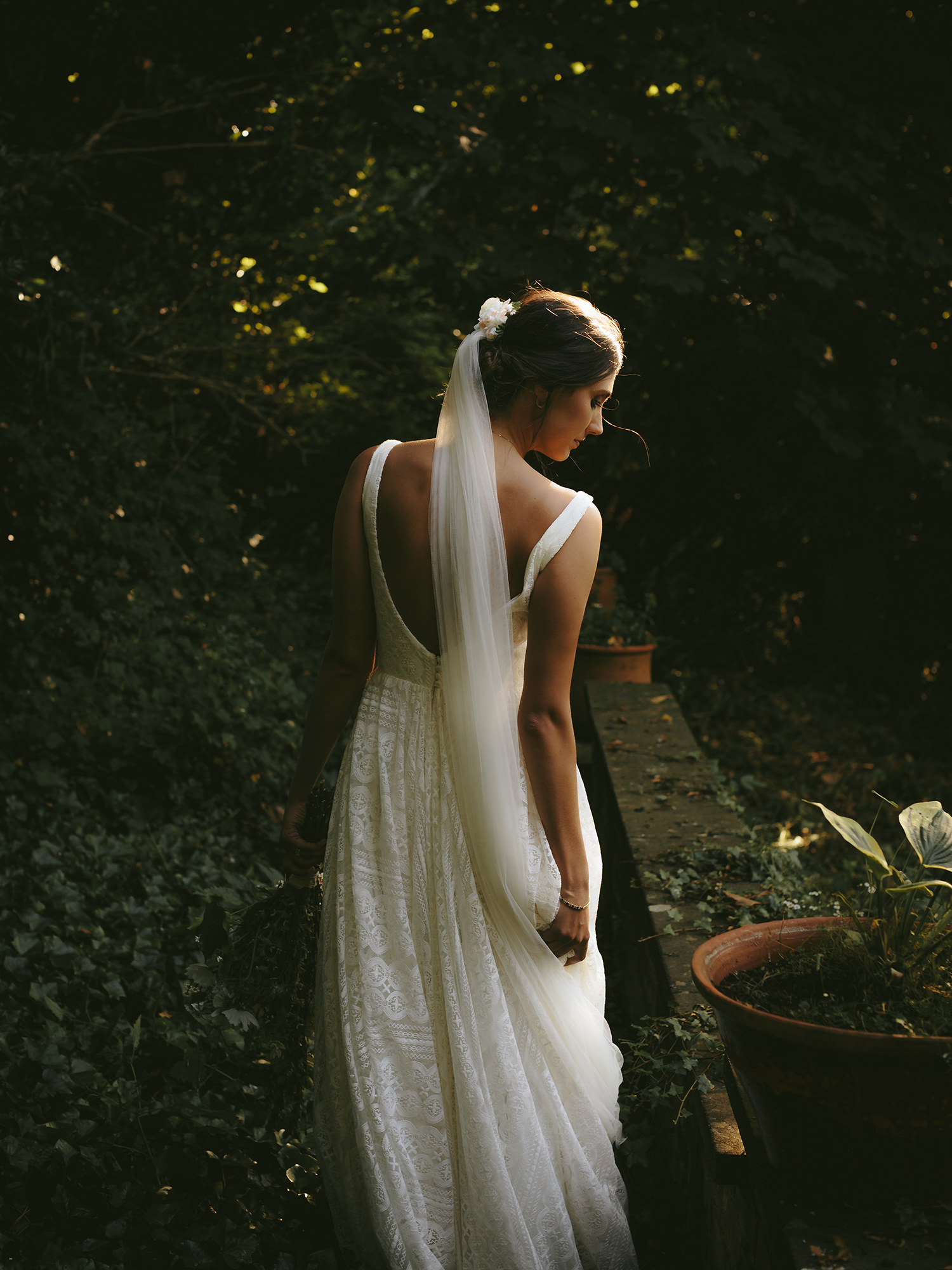 32 Truvelle bride Bude Hall wedding Durham - A Truvelle Dress + Handmade Veil for an Anglo-American, Festival Inspired Wedding in Northumberland 32 Truvelle bride Bude Hall wedding Durham