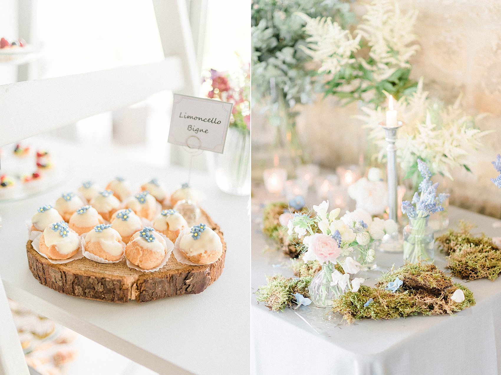  Pronovias modern dress Yorkshire wedding - A Pronovias Dress Embroidered with Forget-me-nots for an Italian Inspired, Flower-Filled Spring Wedding in Yorkshire