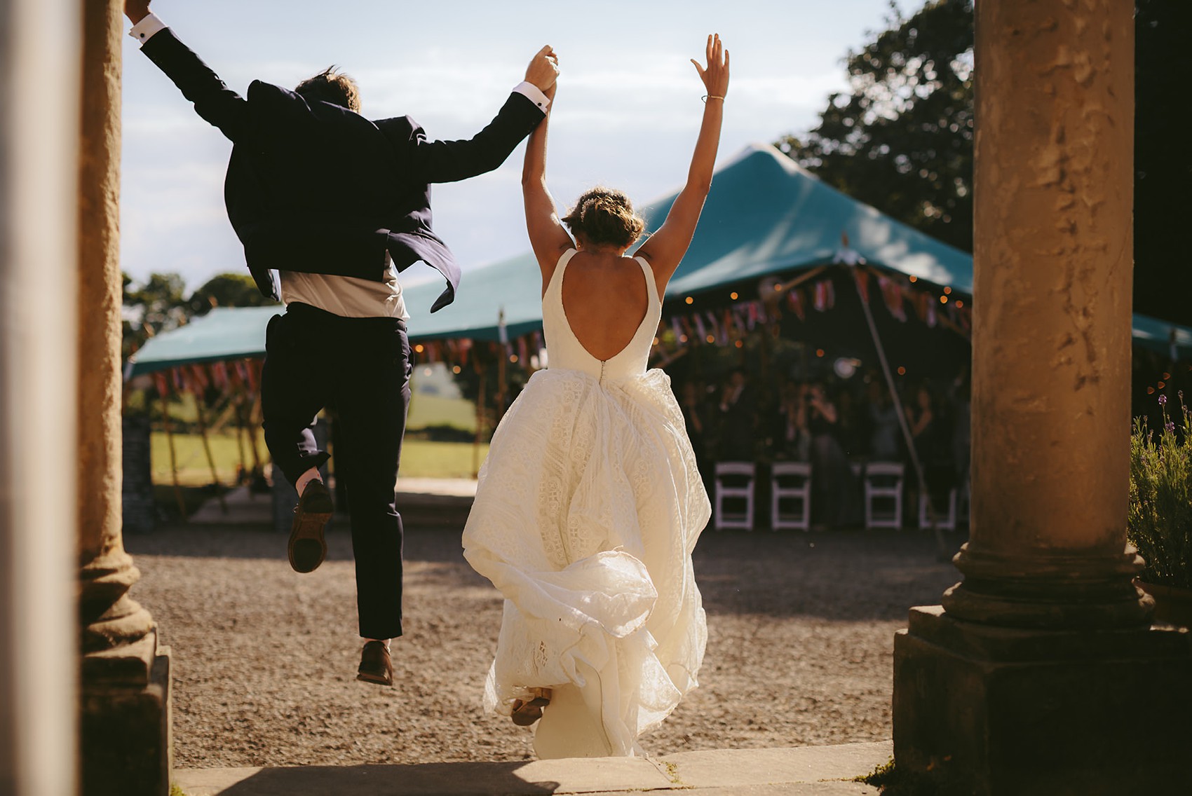  Truvelle bride Bude Hall wedding Durham - A Truvelle Dress + Handmade Veil for an Anglo-American, Festival Inspired Wedding in Northumberland