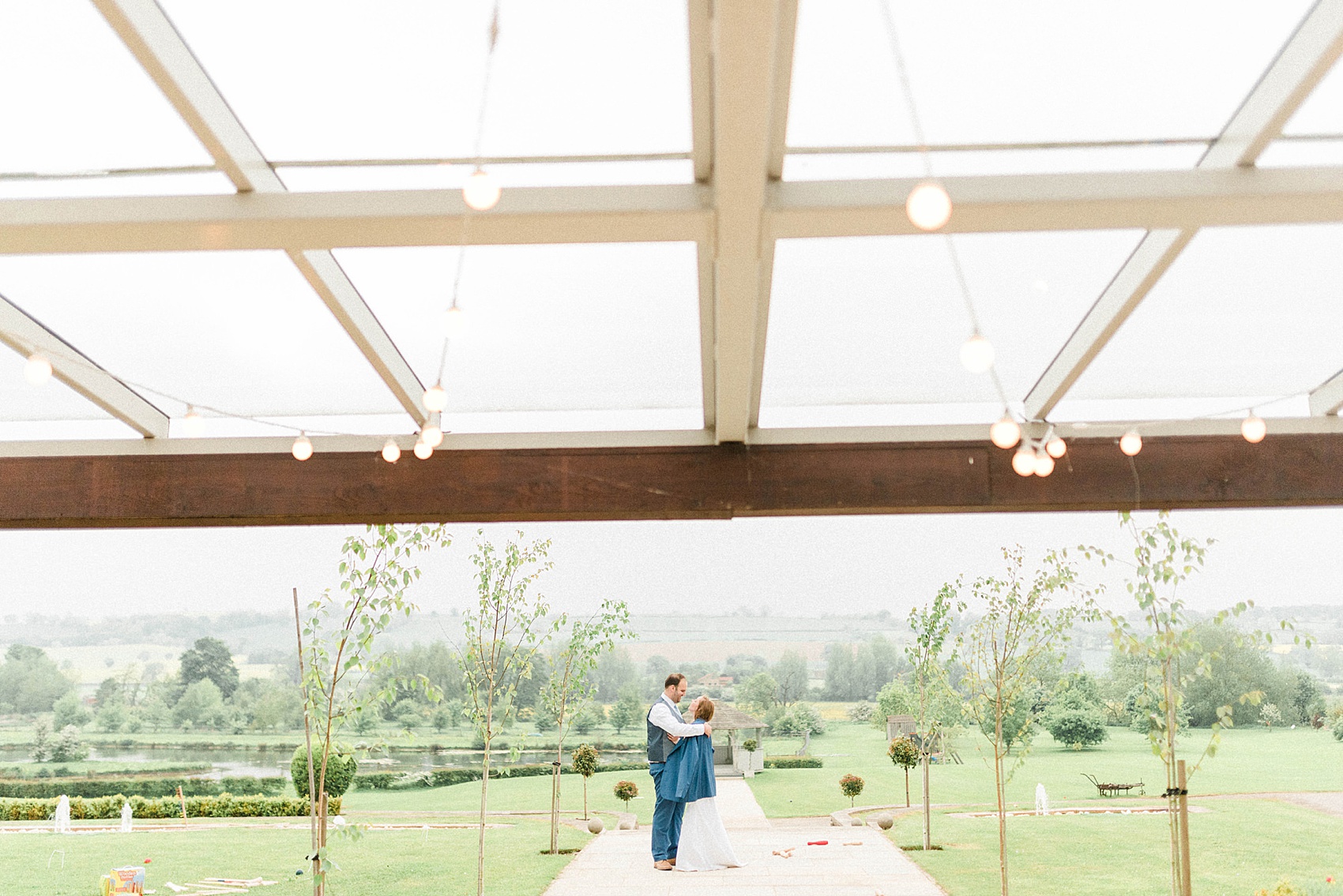  Pronovias modern dress Yorkshire wedding - A Pronovias Dress Embroidered with Forget-me-nots for an Italian Inspired, Flower-Filled Spring Wedding in Yorkshire