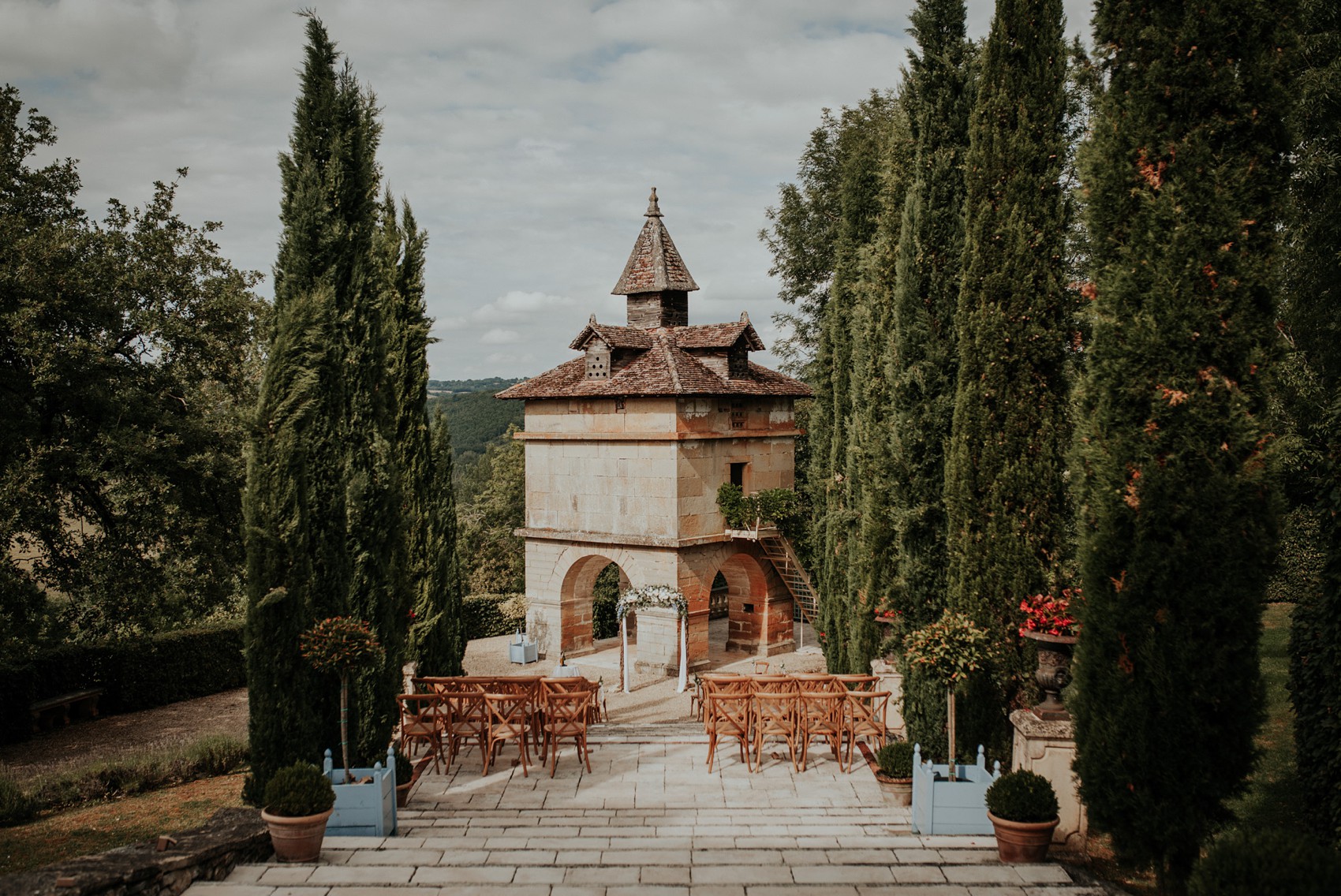 40 Caroline Castigliano bride French chateau wedding