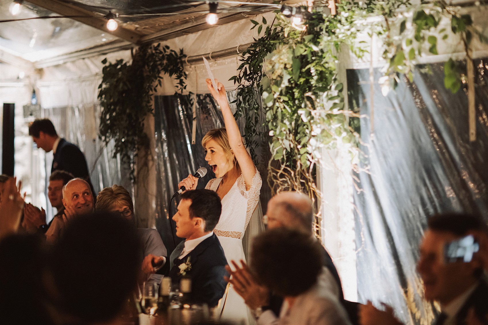 41 Mademoiselle de Guise dress candlelit festive wedding