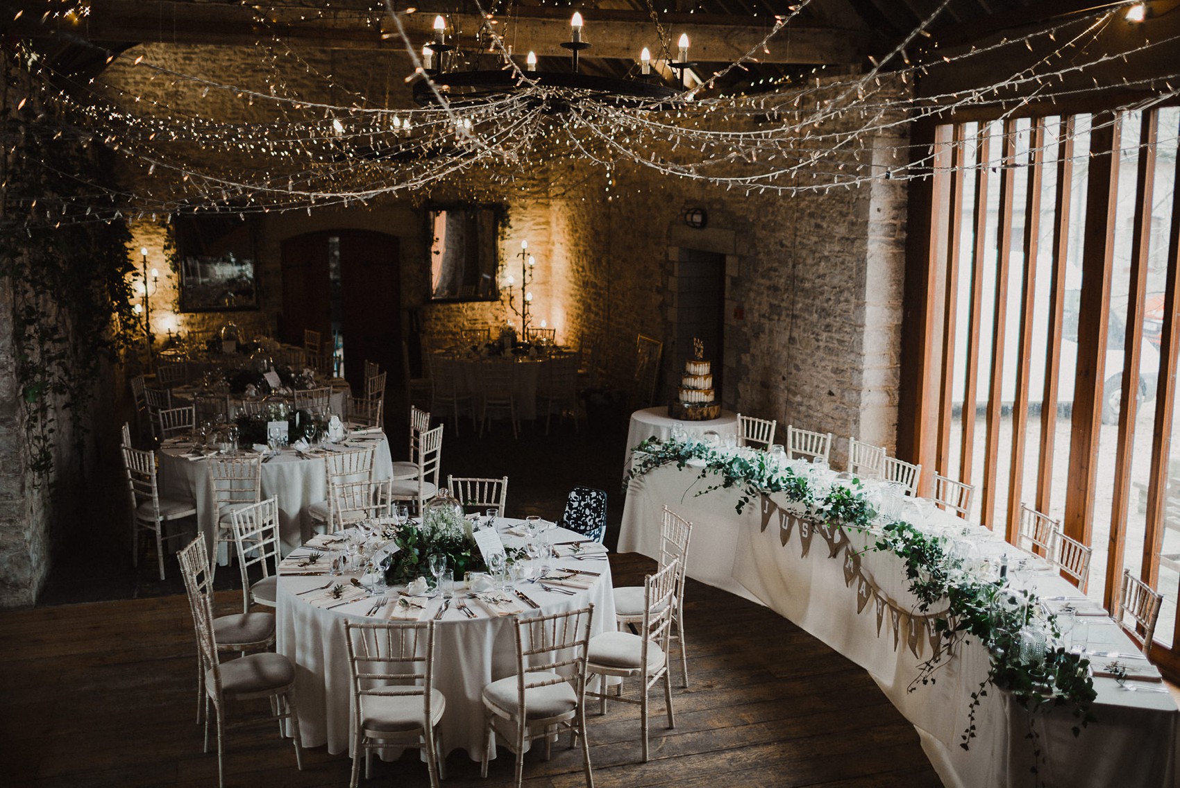  Romantic winter barn wedding - An Italian Inspired Winter Barn Wedding in Dorset, in Shades of Green and White
