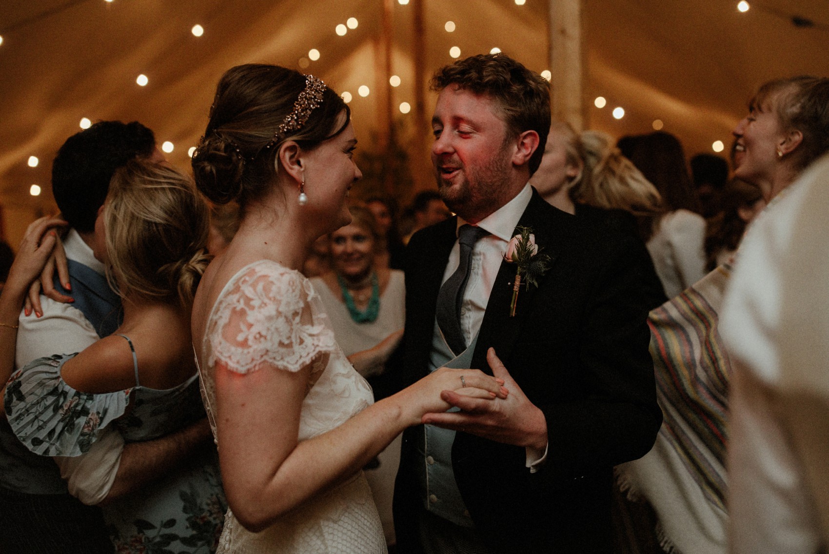 46 Halfpenny London bride Autumn marquee wedding