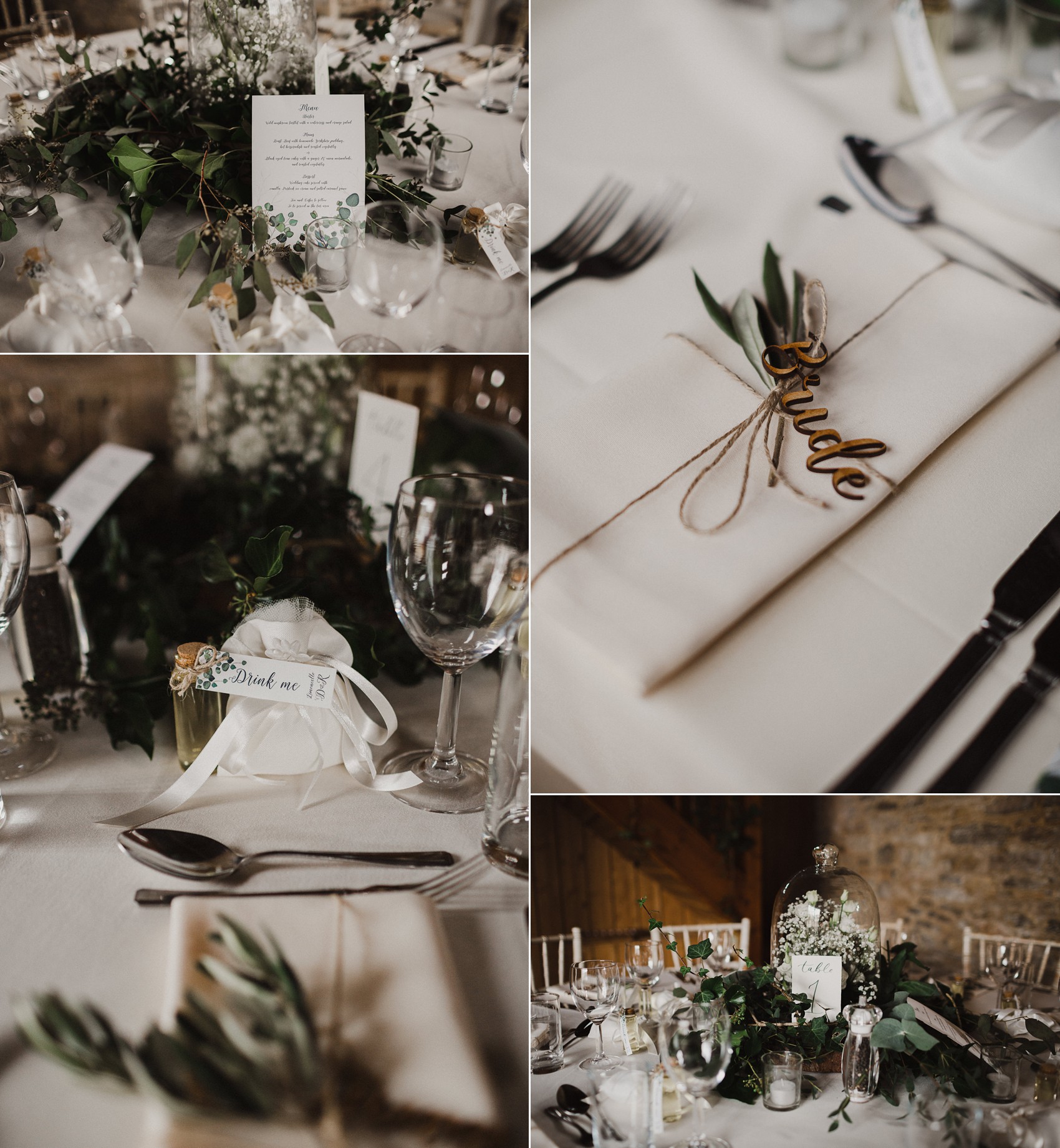  Romantic winter barn wedding - An Italian Inspired Winter Barn Wedding in Dorset, in Shades of Green and White