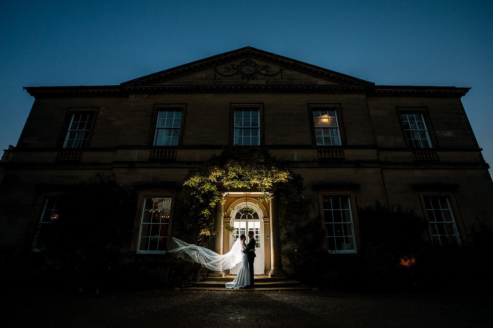 47 Caroline Castigliano bride black tie wedding