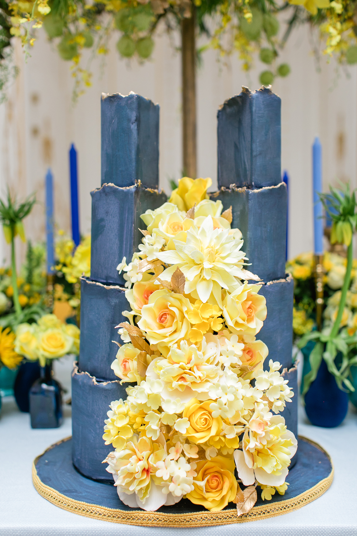  Opulent yellow wedding ideas Van Gogh inspired  - Opulent Yellow Wedding Editorial, Inspired by Vincent Van Gogh's Lucid Dreams, with Joanne Fleming and Elizabeth's Cake Emporium