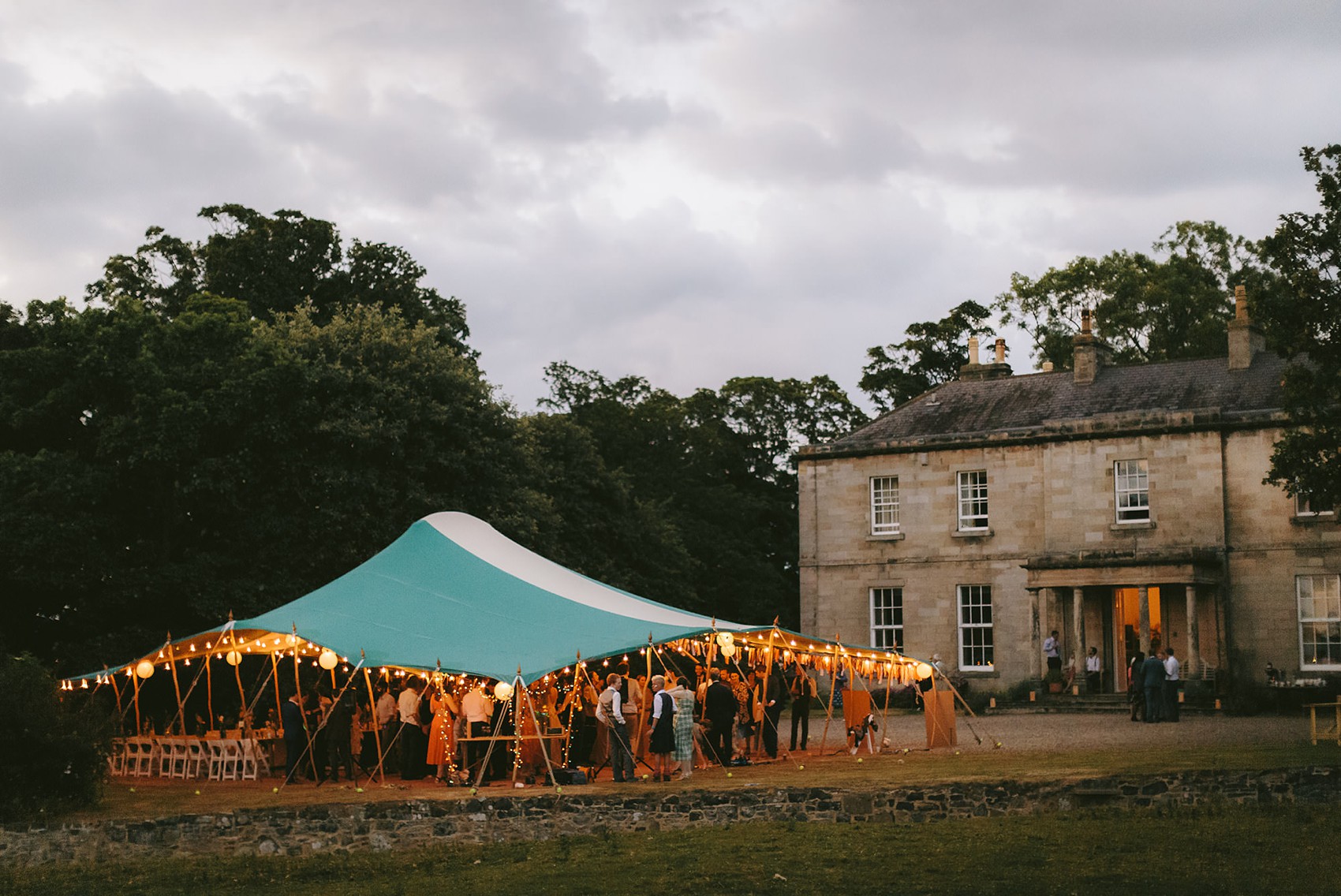  Truvelle bride Bude Hall wedding Durham - A Truvelle Dress + Handmade Veil for an Anglo-American, Festival Inspired Wedding in Northumberland