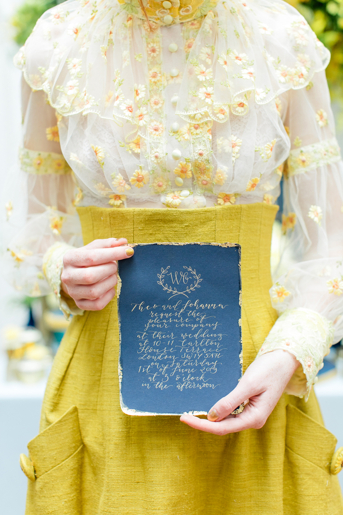  Opulent yellow wedding ideas Van Gogh inspired  - Opulent Yellow Wedding Editorial, Inspired by Vincent Van Gogh's Lucid Dreams, with Joanne Fleming and Elizabeth's Cake Emporium