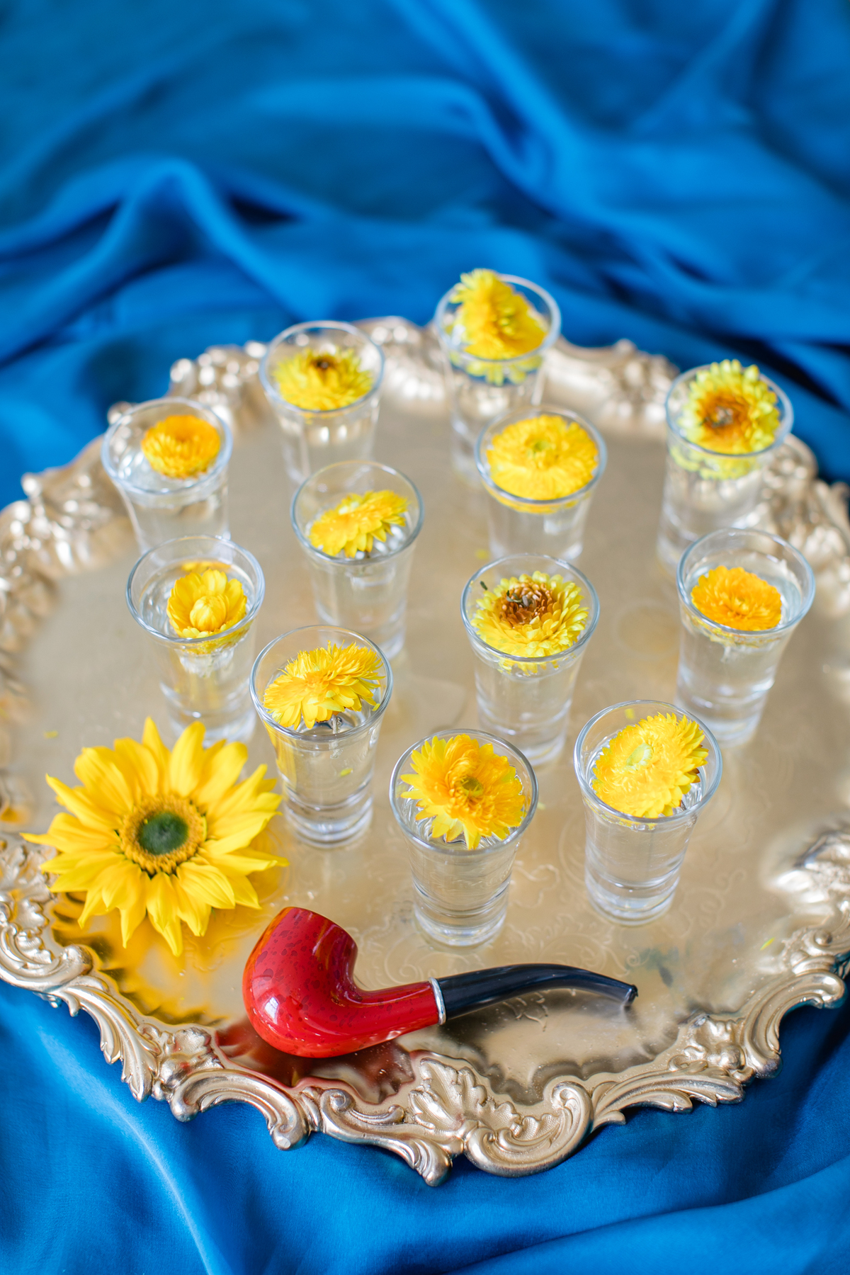  Opulent yellow wedding ideas Van Gogh inspired  - Opulent Yellow Wedding Editorial, Inspired by Vincent Van Gogh's Lucid Dreams, with Joanne Fleming and Elizabeth's Cake Emporium