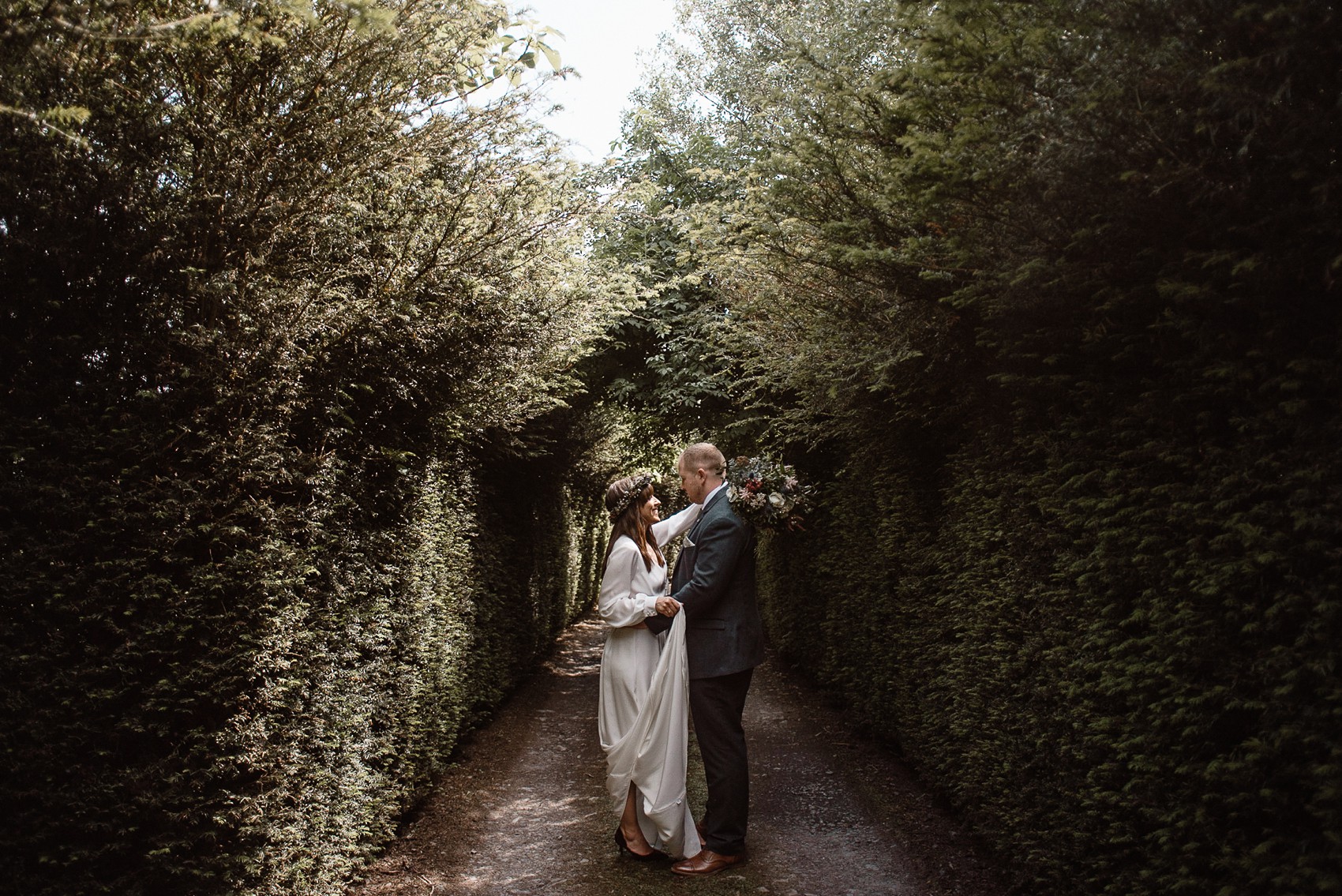 Alexandra Grecco bride Irish Forest Wedding  - A Bride in Alexandra Grecco, 1000 Papercranes and an Irish Forest Wedding