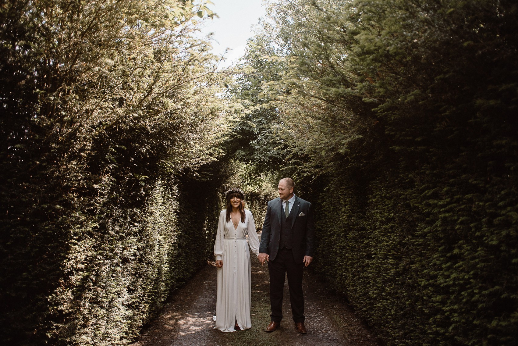 Alexandra Grecco bride Irish Forest Wedding  - A Bride in Alexandra Grecco, 1000 Papercranes and an Irish Forest Wedding