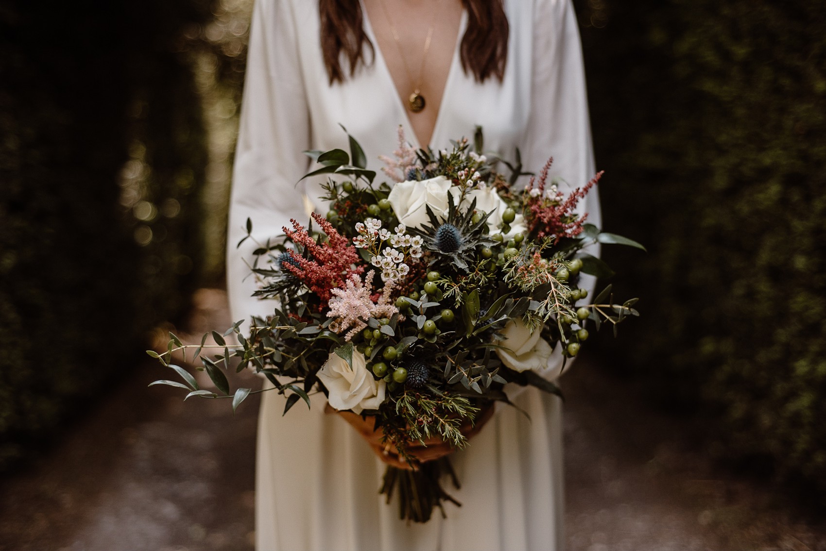 Alexandra Grecco bride Irish Forest Wedding  - A Bride in Alexandra Grecco, 1000 Papercranes and an Irish Forest Wedding