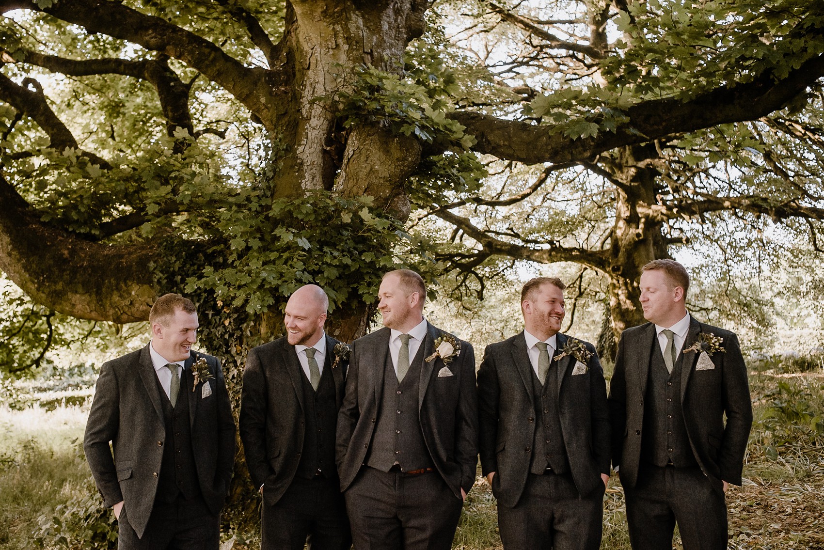 Alexandra Grecco bride Irish Forest Wedding  - A Bride in Alexandra Grecco, 1000 Papercranes and an Irish Forest Wedding