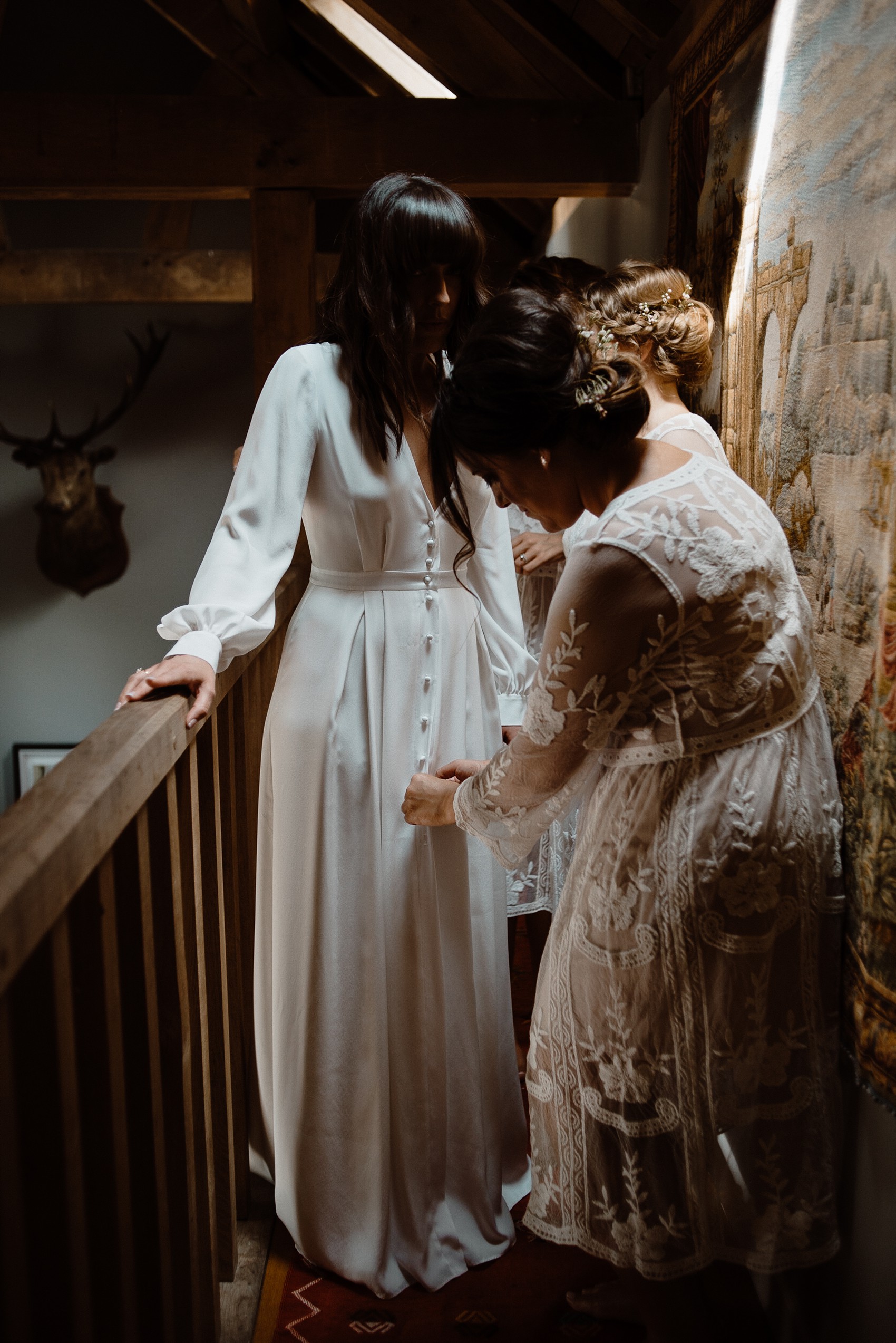 Alexandra Grecco bride Irish Forest Wedding  - A Bride in Alexandra Grecco, 1000 Papercranes and an Irish Forest Wedding